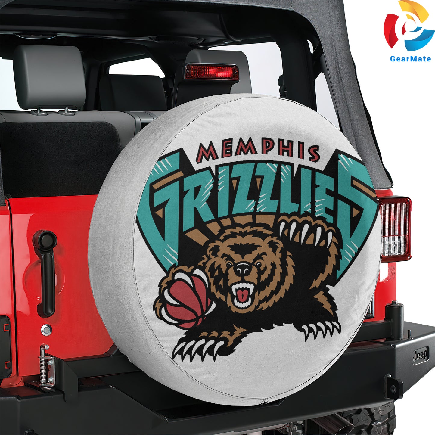 Memphis Grizzlies Gear Spare Tire Cover – Premium Waterproof UV-Resistant Protector