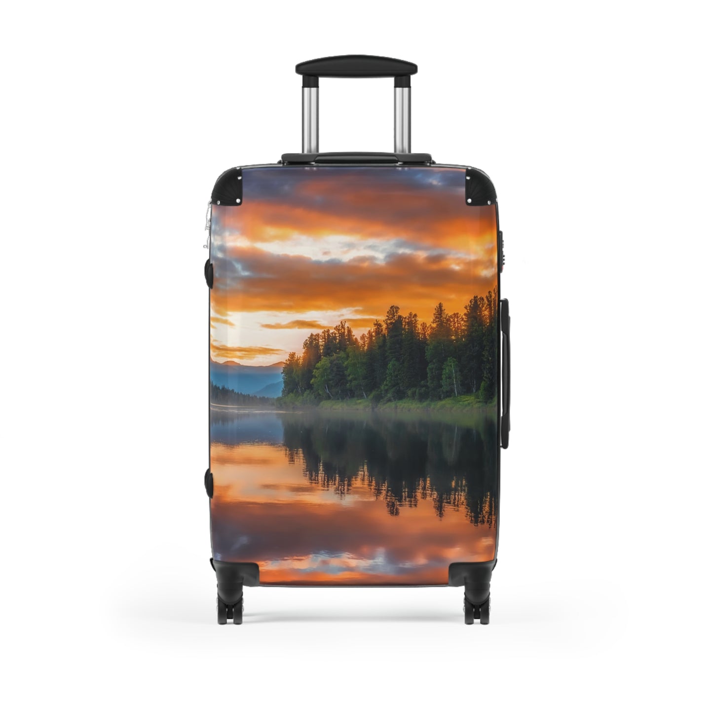 Nature Forest River Art Carry-On Suitcase - Stylish Luggage for Travelers
