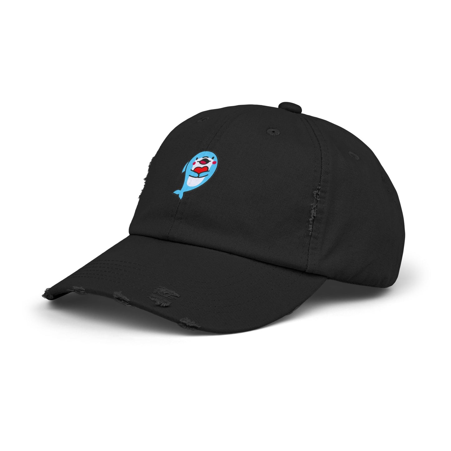 Dolphin Vintage Distressed Dad Hat Unisex Adjustable Cotton Twill Baseball Cap for Casual Everyday Wear