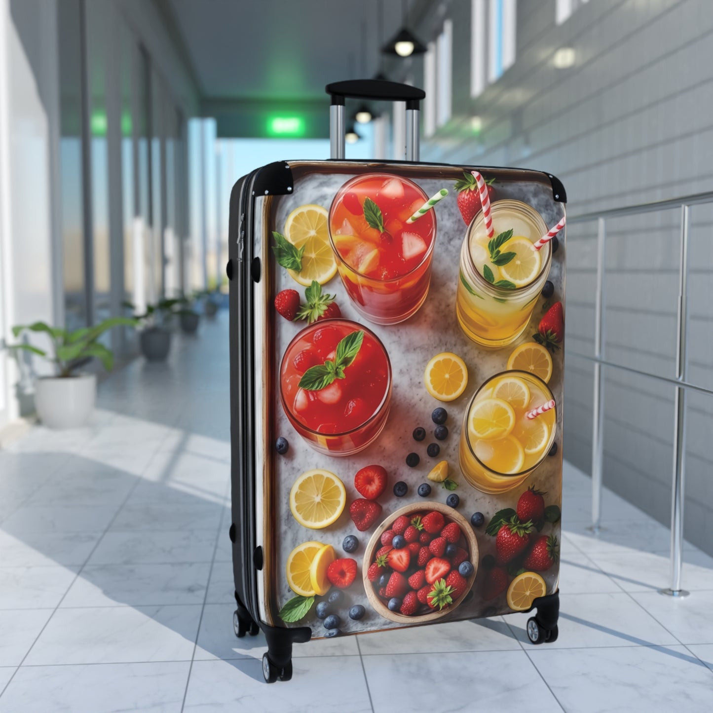 Nature Summer Fruit Carry-On Suitcase - Stylish Luggage for Travelers