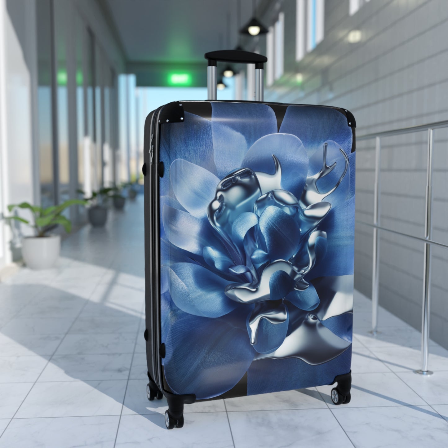 Nature Flowers Floral Abstract Art Carry-On Suitcase - Stylish Luggage for Travelers