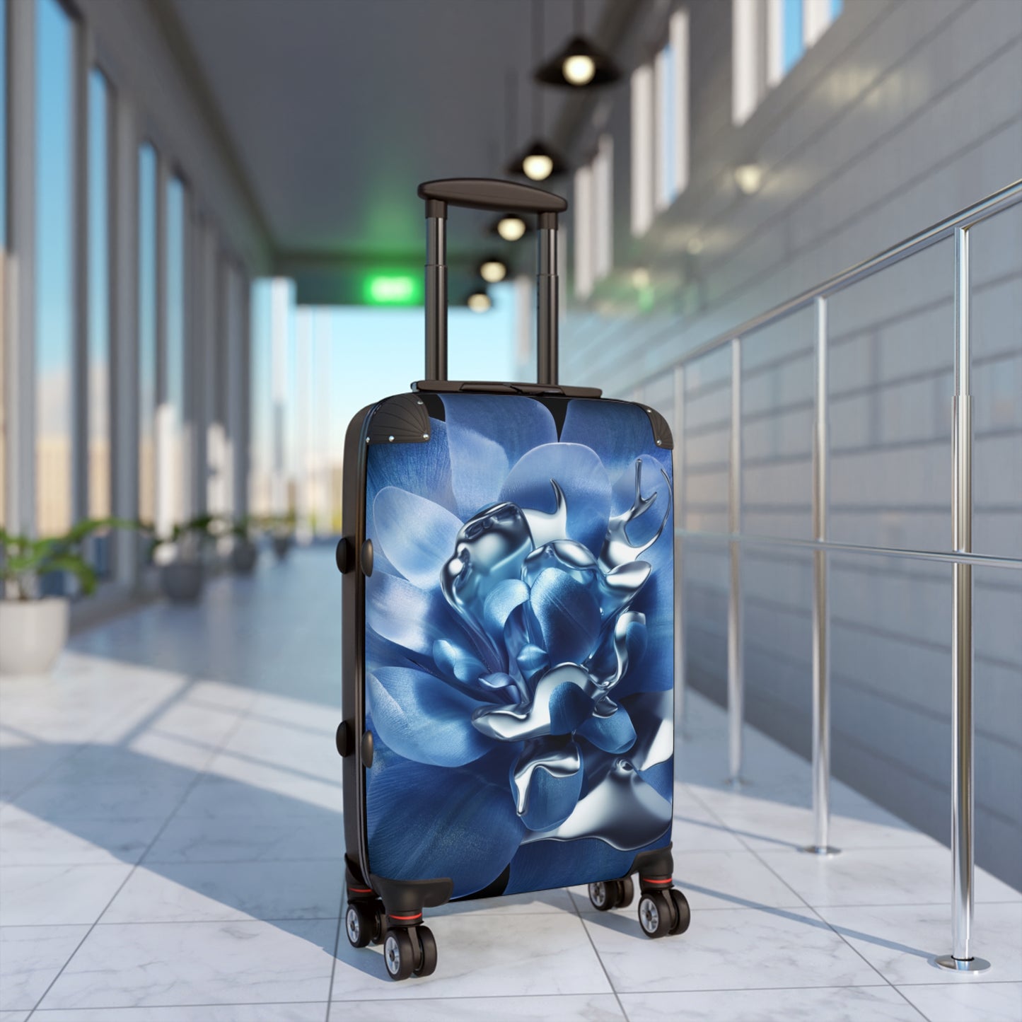 Nature Flowers Floral Abstract Art Carry-On Suitcase - Stylish Luggage for Travelers