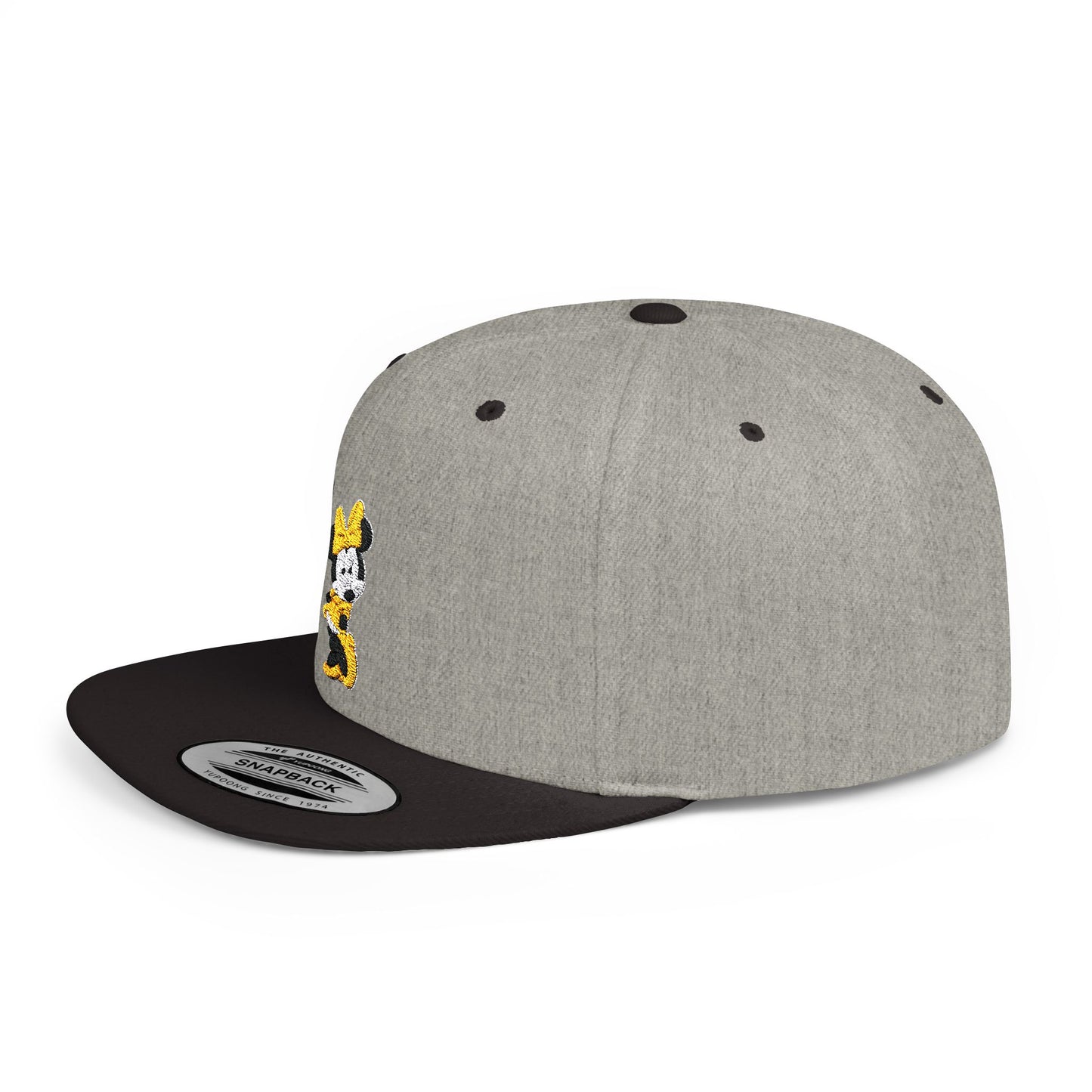Minne Shy Flat Bill Snapback – Lightweight, Custom Fit, Premium Quality