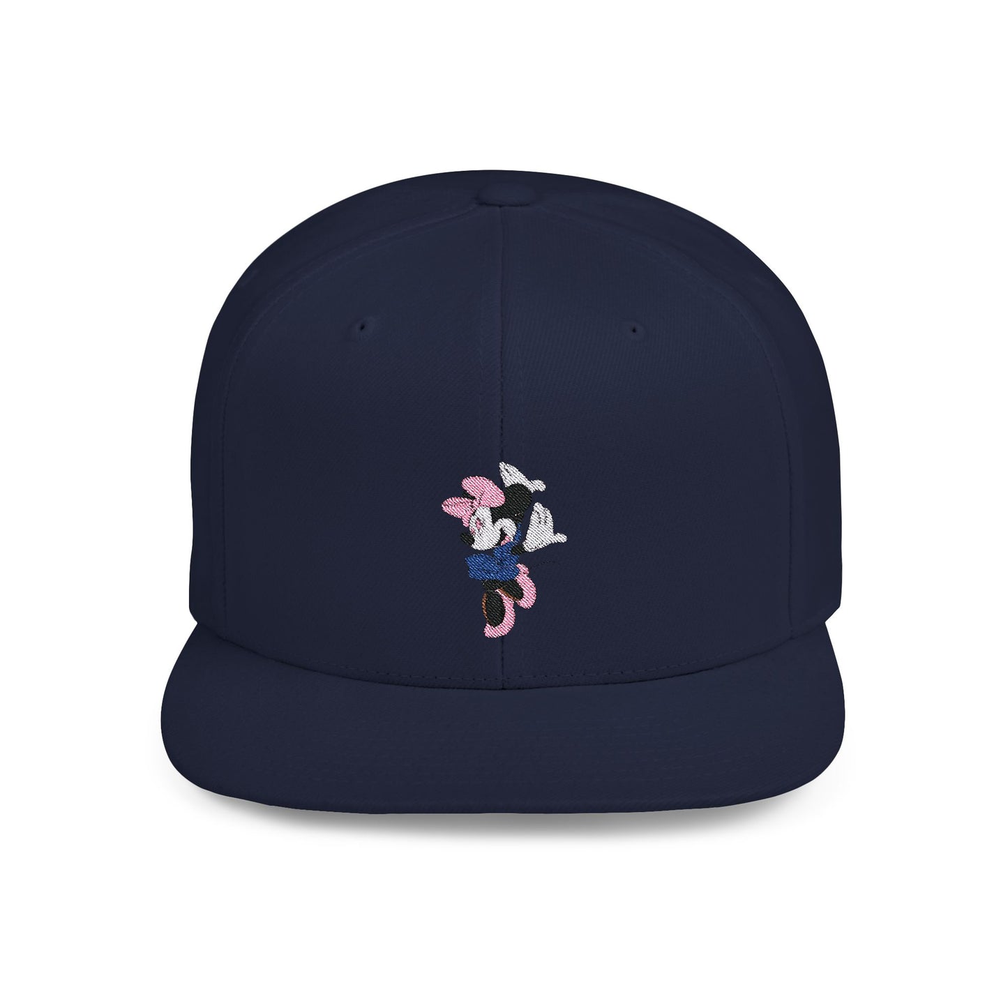 Minnie Mouse Flat Bill Snapback – Lightweight, Custom Fit, Premium Quality