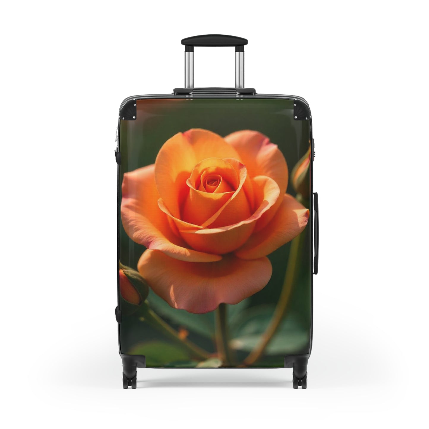 Nature Flowers Floral Pink Rose Art Carry-On Suitcase - Stylish Luggage for Travelers