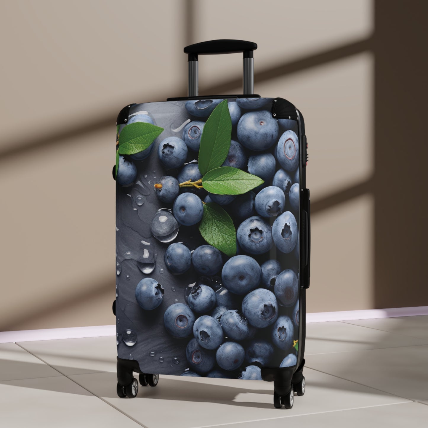 Nature Summer Blue Berries Carry-On Suitcase - Stylish Luggage for Travelers