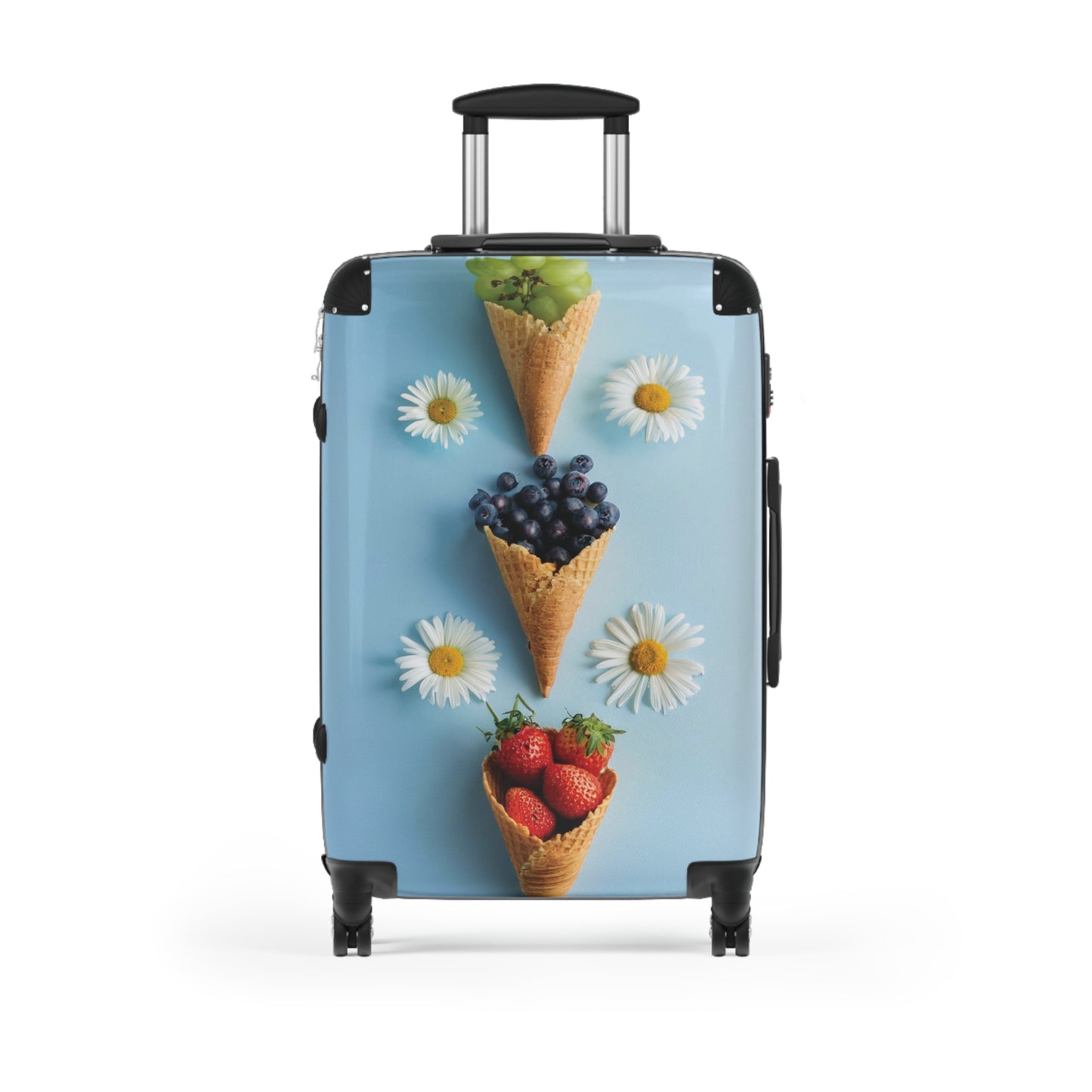 Nature Summer Berries Grapes Carry-On Suitcase - Stylish Luggage for Travelers