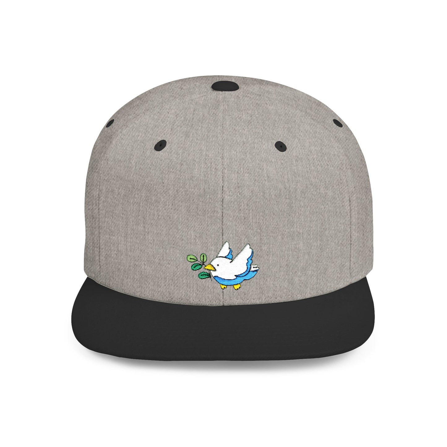 Icons Embroidered Bird Flat Bill Snapback – Lightweight, Custom Fit, Premium Quality