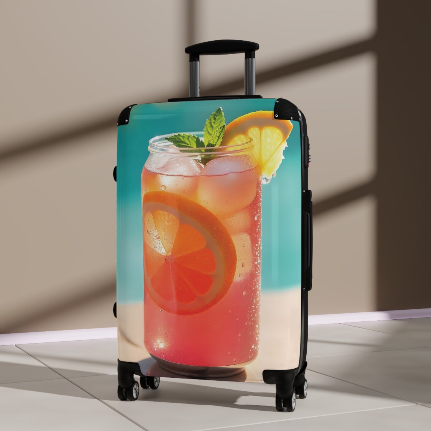 Nature Summer Drink Carry-On Suitcase - Stylish Luggage for Travelers