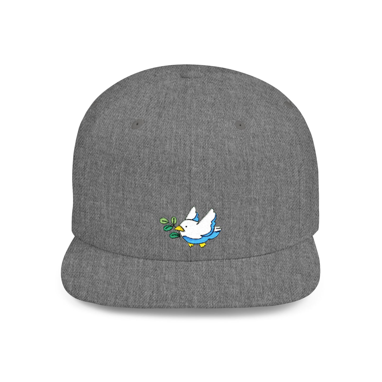 Icons Embroidered Bird Flat Bill Snapback – Lightweight, Custom Fit, Premium Quality