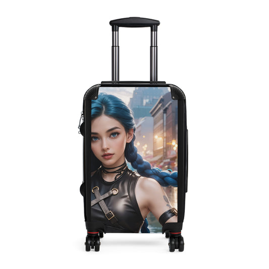 Video Games Jinx AI League of Legends Carry-On Suitcase - Stylish Luggage for Travelers