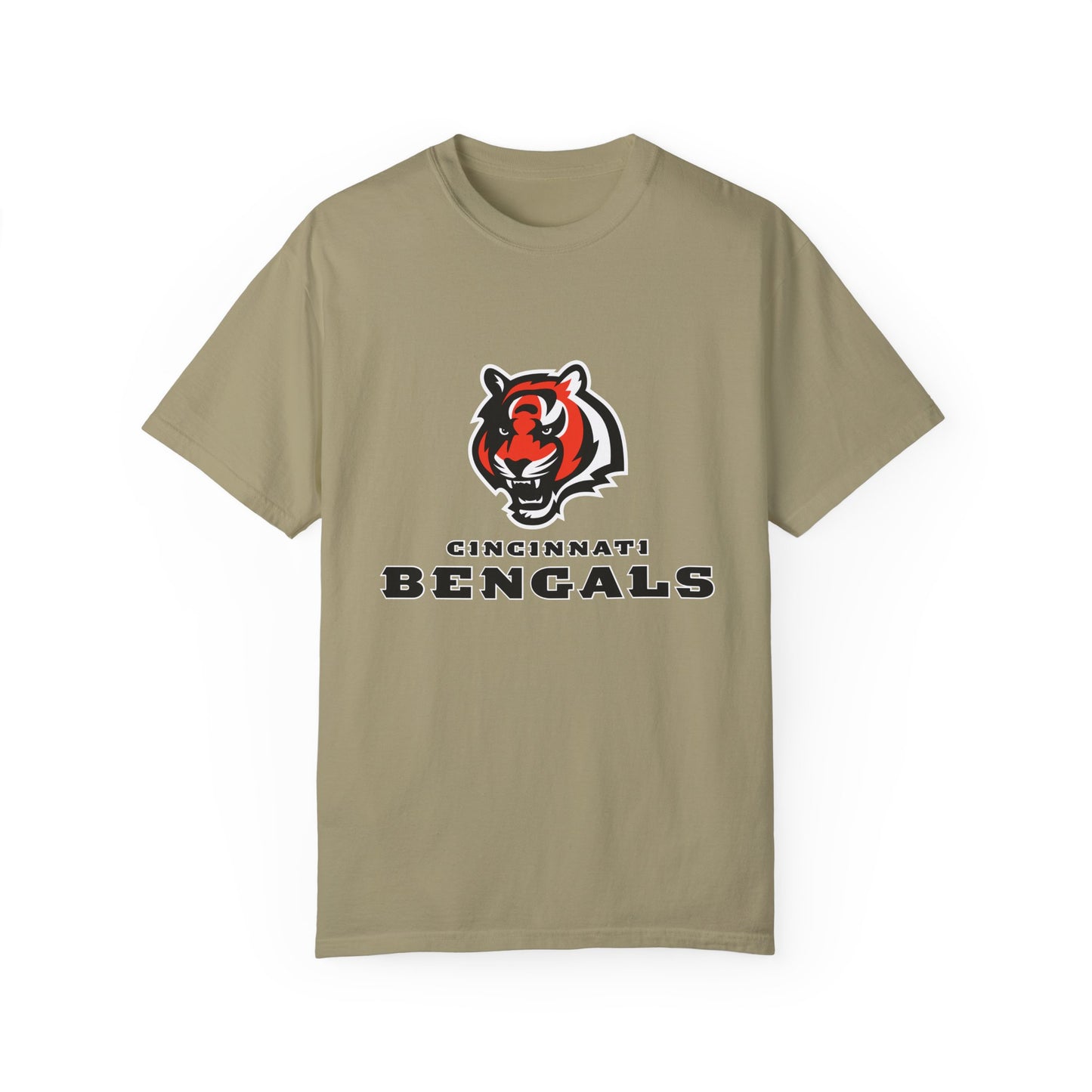 Cincinnati Bengals Gear Garment-Dyed T-Shirt – Premium Cotton Tee for Customization