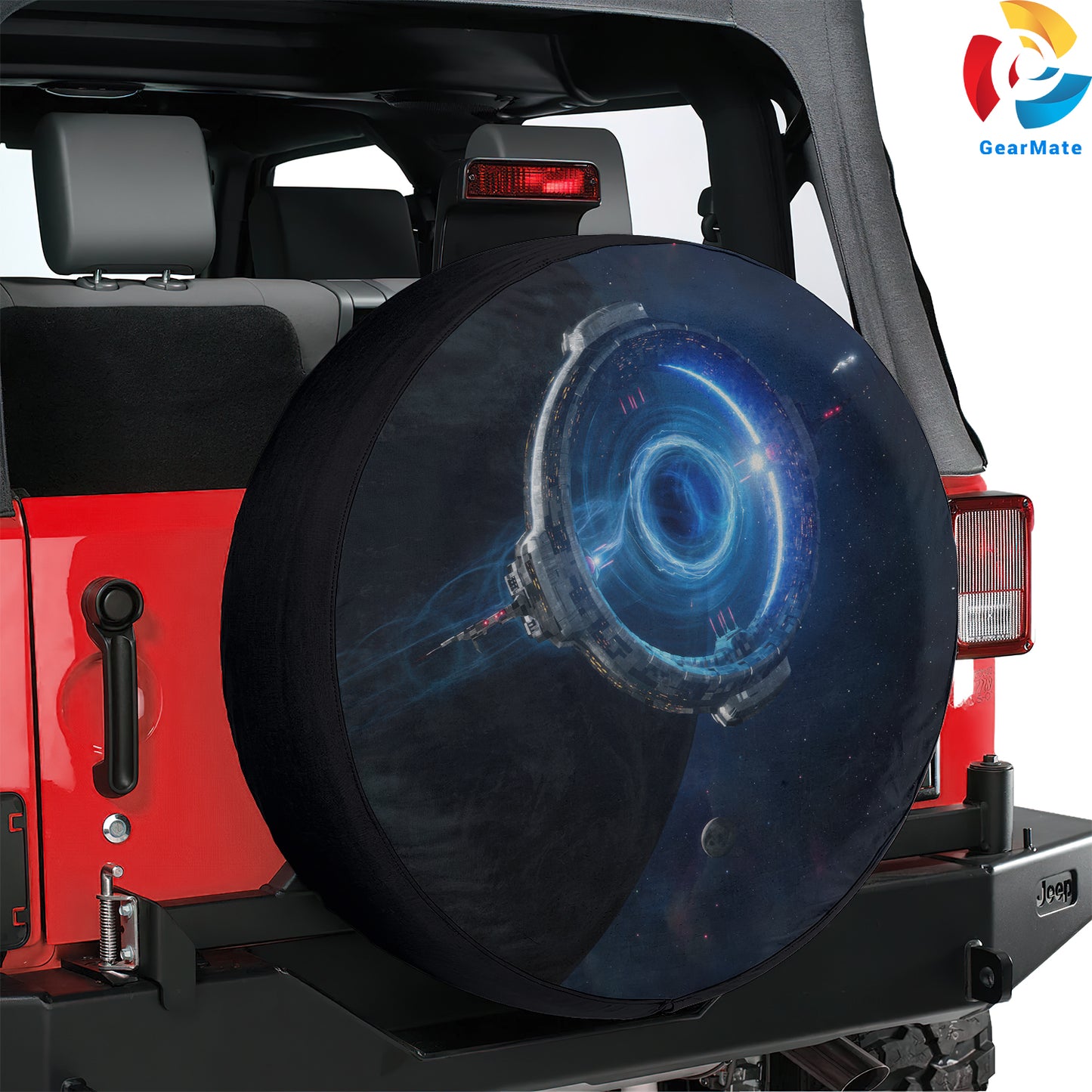 Space Planet Spare Tire Cover – Premium Waterproof UV Resistant Protector