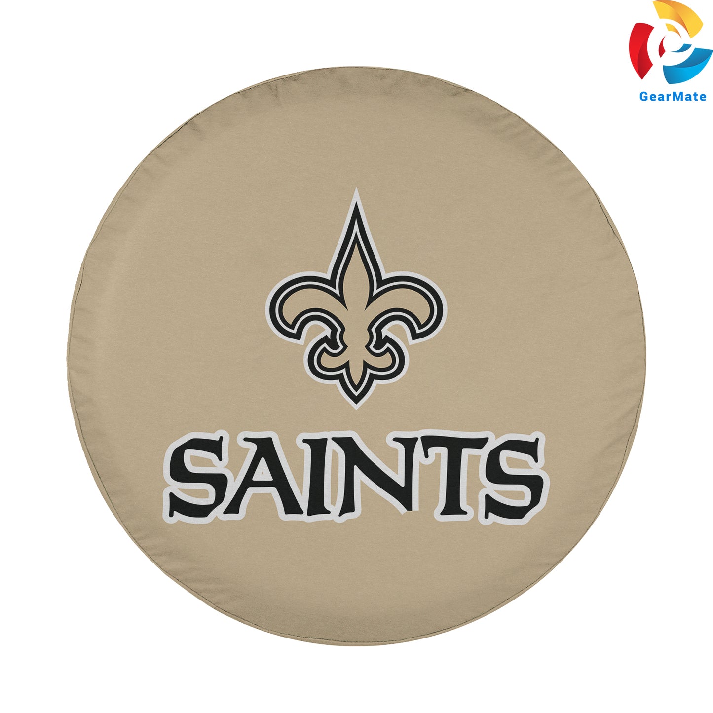 New Orleans Saints NFL Gear Spare Tire Cover – Premium Waterproof UV-Resistant Protector