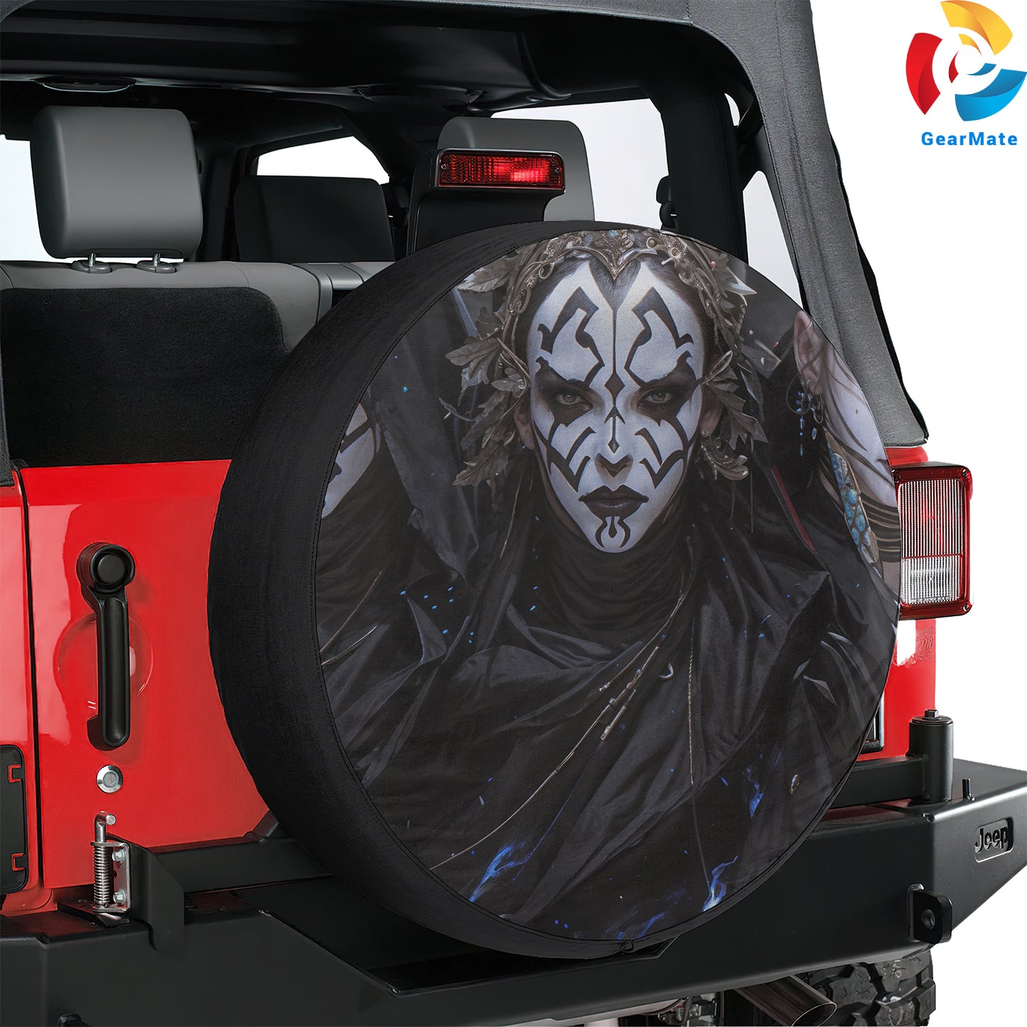 Starwars Cyberpunk Sci-fi Spare Tire Cover – Premium Waterproof UV Resistant Protector