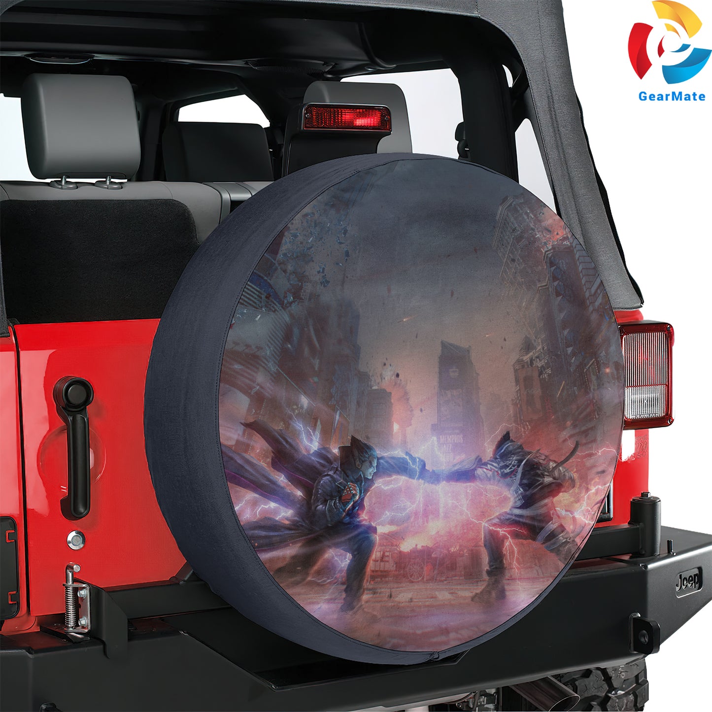 Tekken 8 Video Games Spare Tire Cover – Premium Waterproof UV Resistant Protector