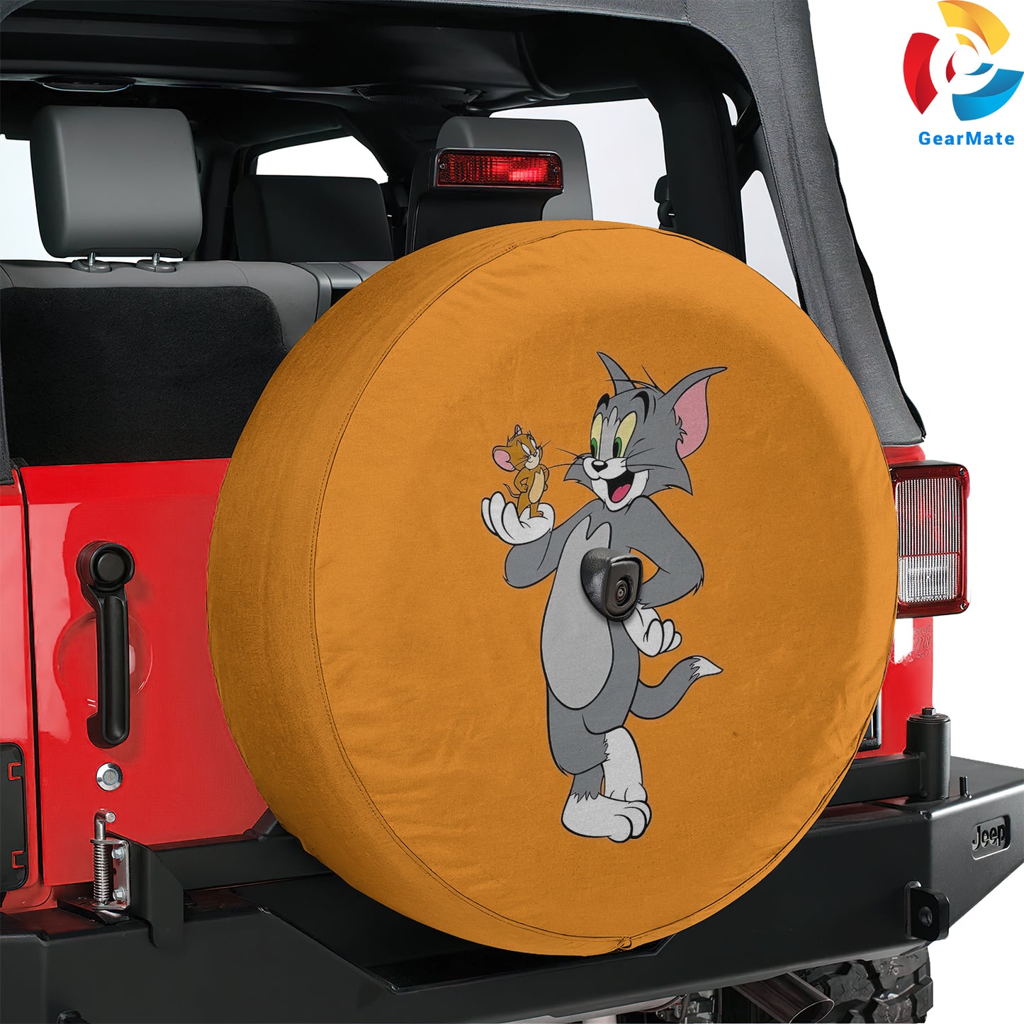 Tom & Jerry Spare Tire Cover – Premium Waterproof UV Resistant Protector