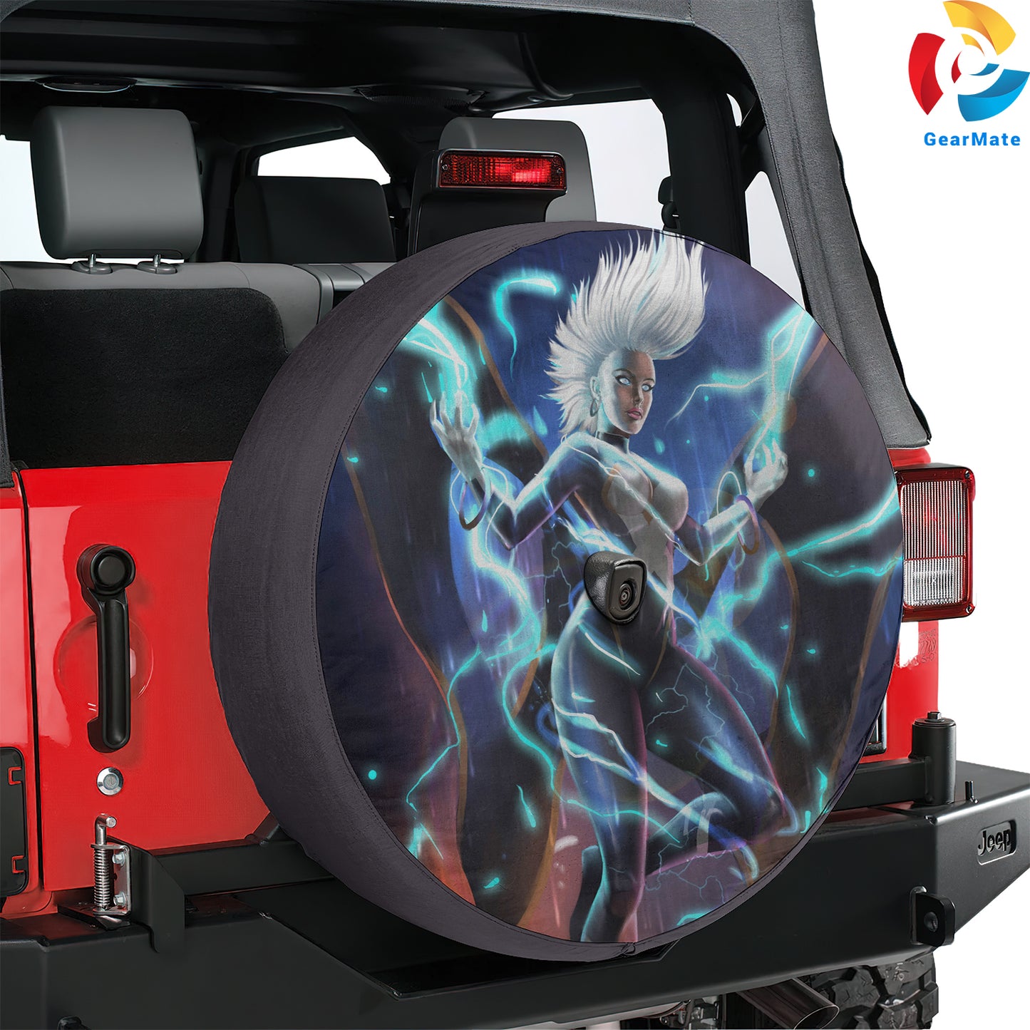X-Men's Storm Ororo Munroe Spare Tire Cover – Premium Waterproof UV Resistant Protector