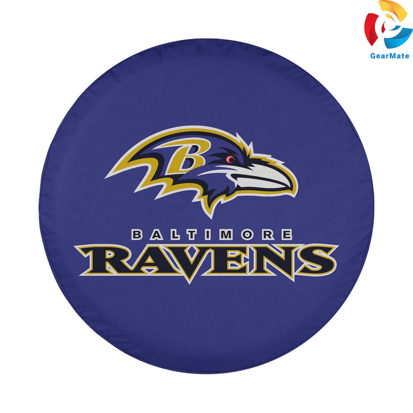 Baltimore Ravens Fans Spare Tire Cover – Premium Waterproof UV-Resistant Protector