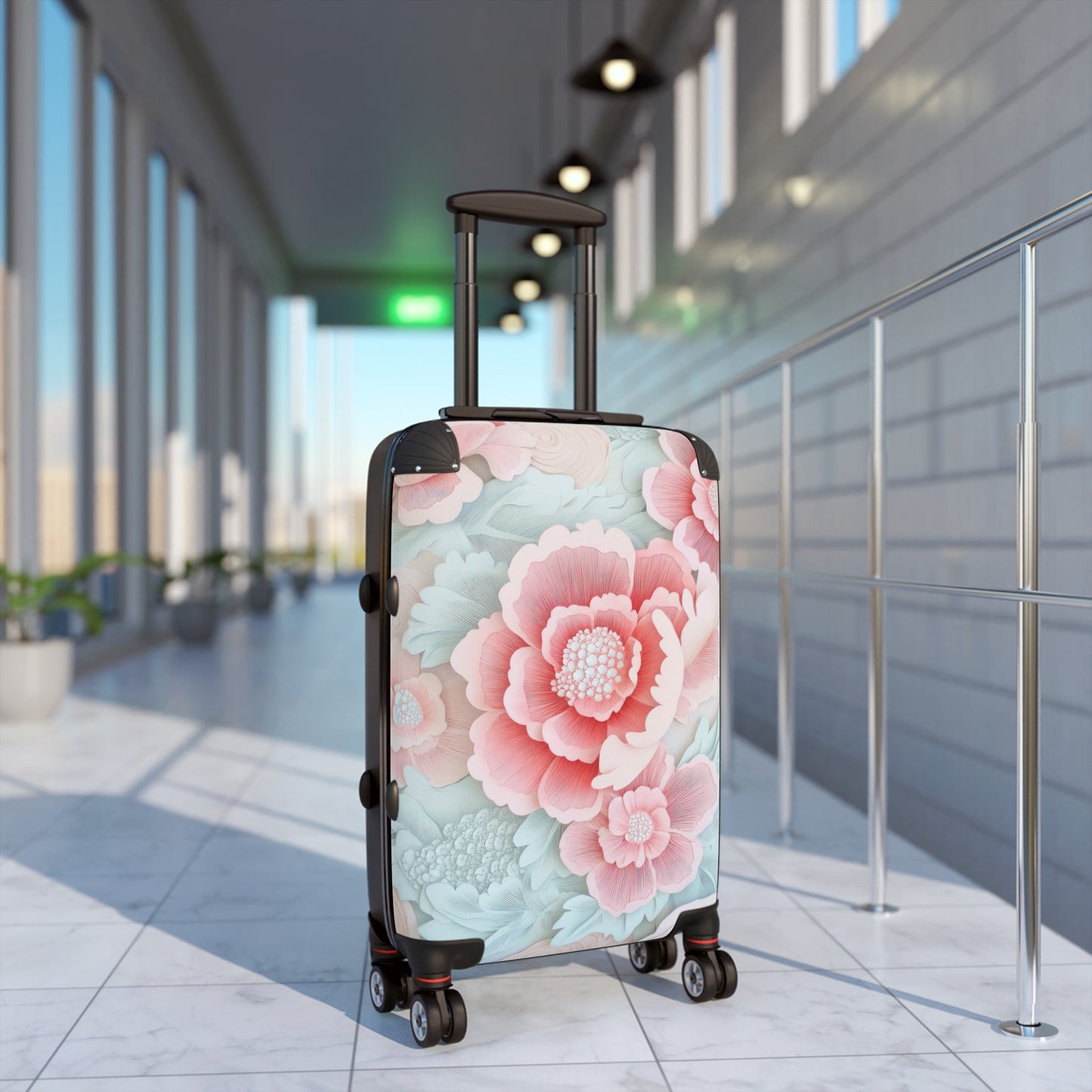 Nature Flowers Floral Intricate Art Carry-On Suitcase - Stylish Luggage for Travelers