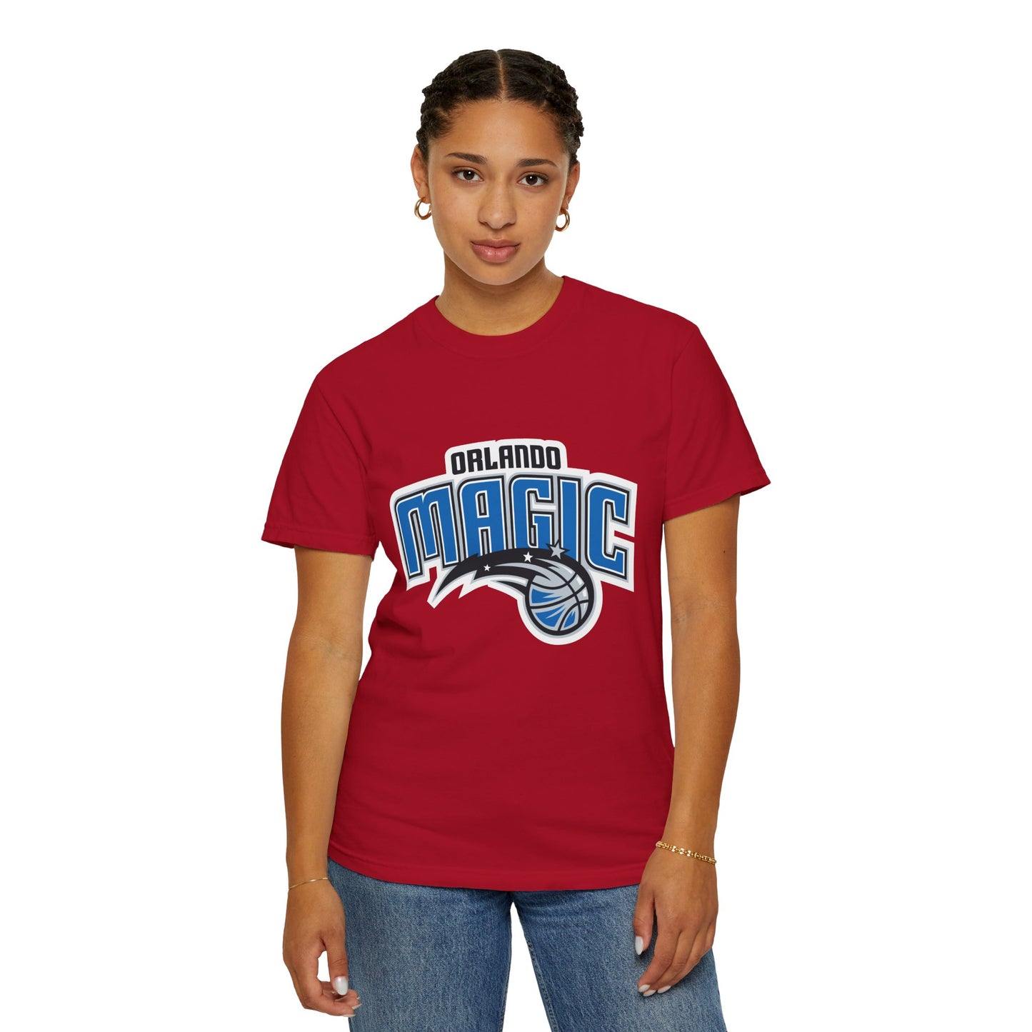 Orlando Magic Hoop Lifestyle Garment-Dyed T-Shirt – Premium Cotton Tee for Customization