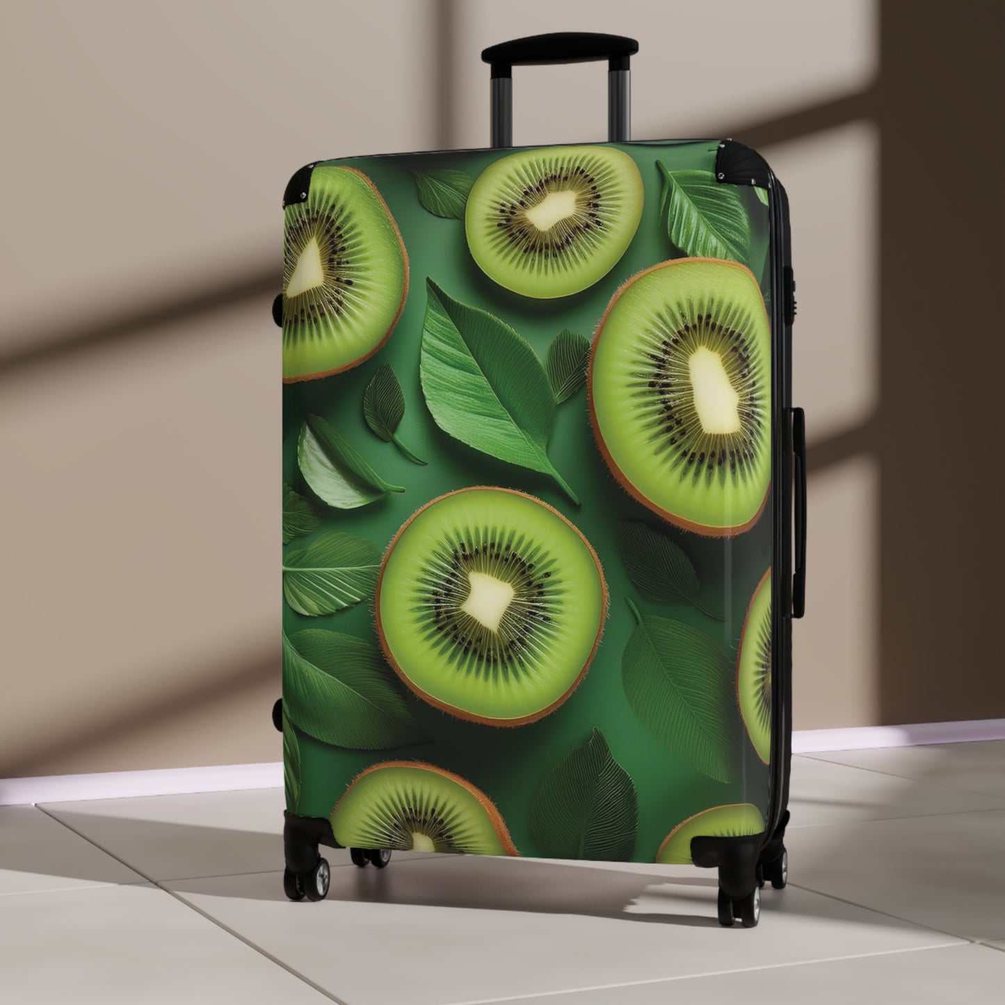 Nature Summer Juicy Kiwi Slices Carry-On Suitcase - Stylish Luggage for Travelers