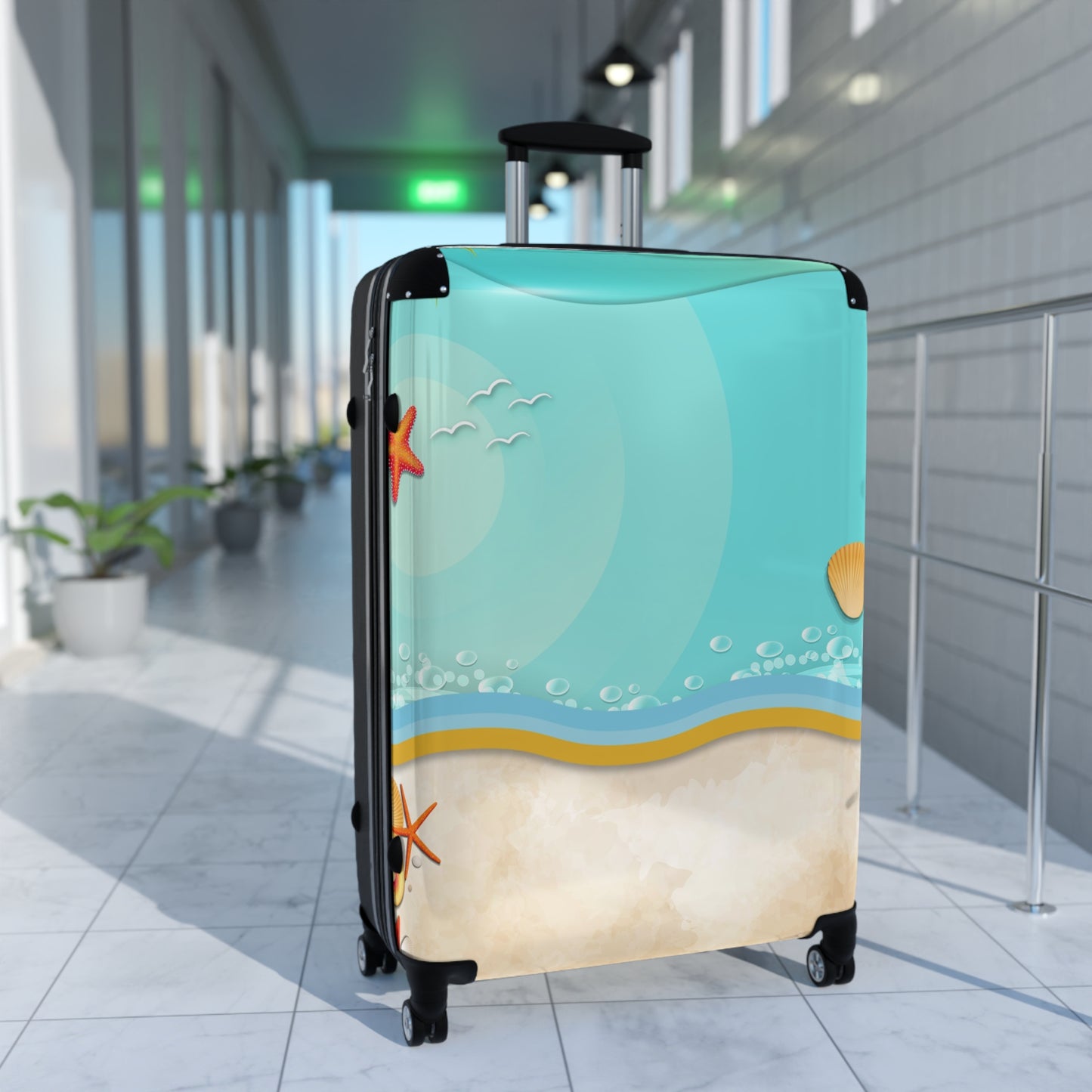Nature Summer Simple Art Carry-On Suitcase - Stylish Luggage for Travelers