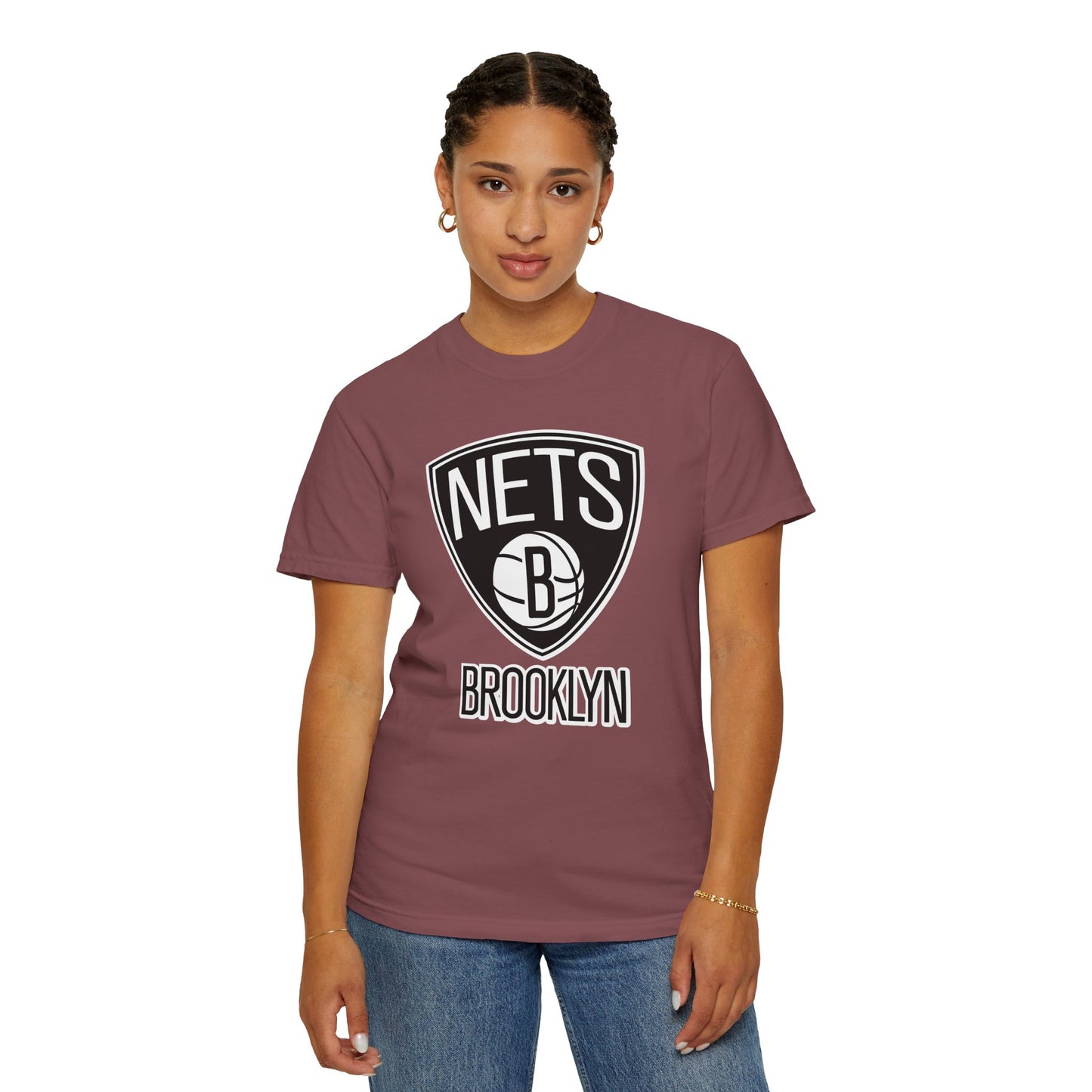 Brooklyn Nets Built Different Garment-Dyed T-Shirt – Premium Cotton Tee for Customization