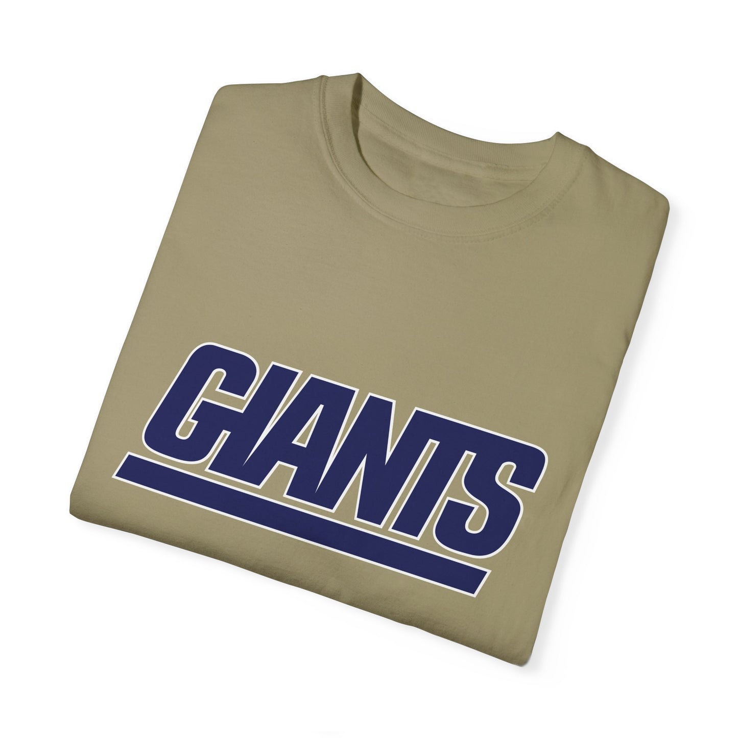 New York Giants Gear Garment-Dyed T-Shirt – Premium Cotton Tee for Customization