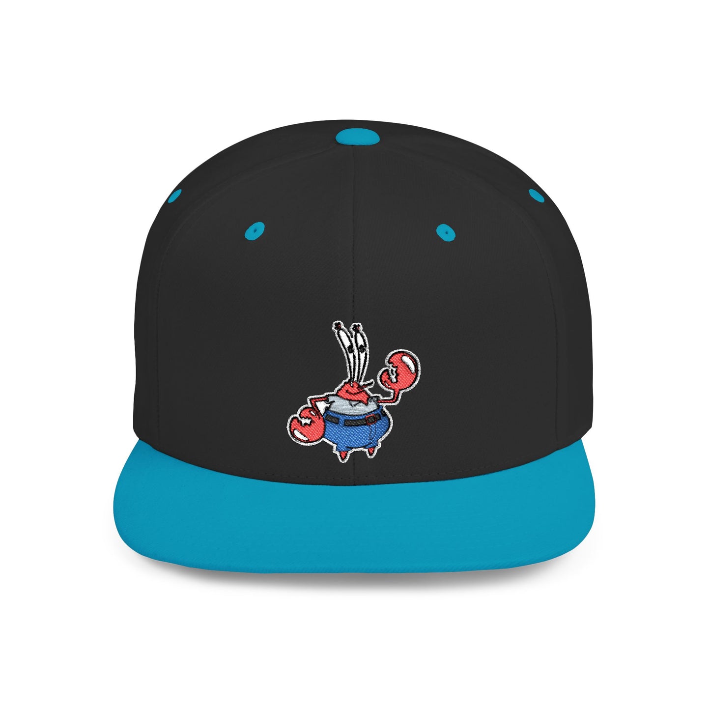 Spongebob Squarepants Mr Krabs Flat Bill Snapback – Lightweight, Custom Fit, Premium Quality