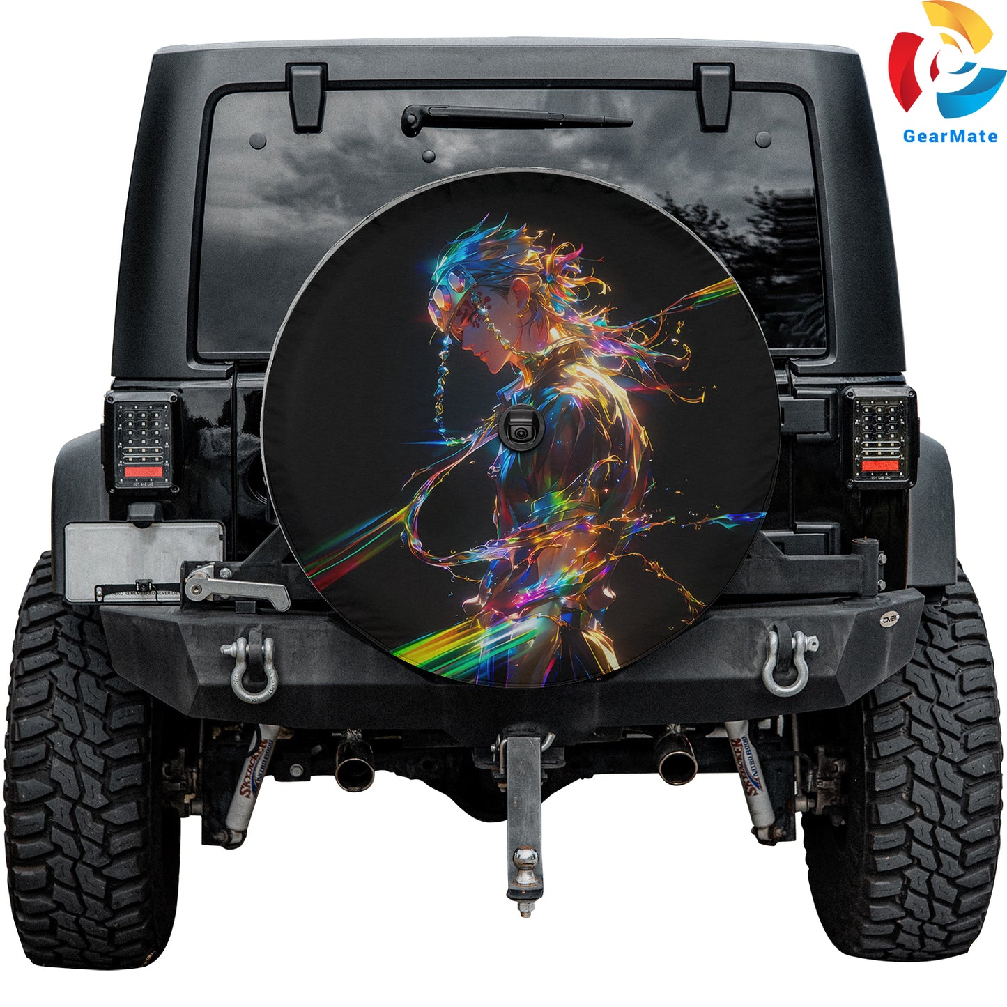 Tengen Uzui Demon Slayer Spare Tire Cover – Premium Waterproof UV Resistant Protector