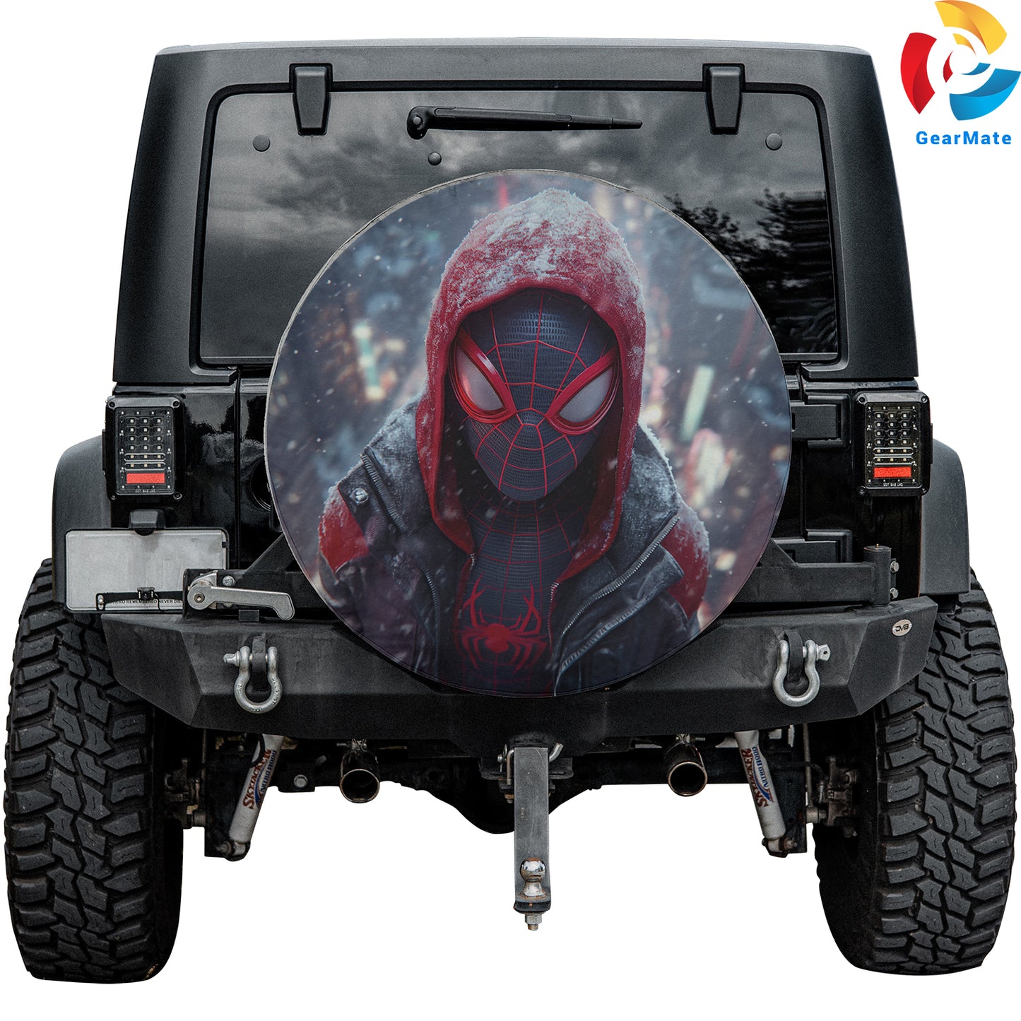 Miles Morales Spare Tire Cover – Premium Waterproof UV Resistant Protector