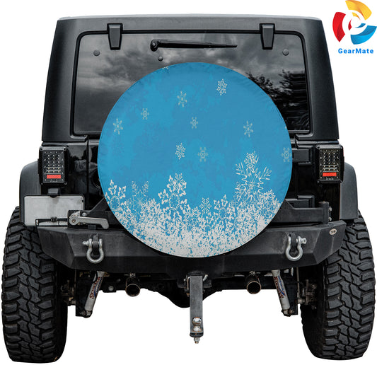 Merry Christmas 2024 Holiday Magic Spare Tire Cover – Premium Waterproof UV Resistant Protector