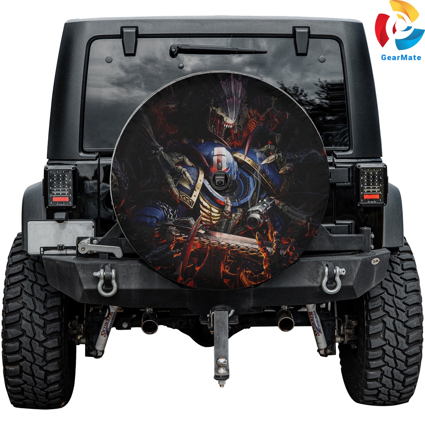 Warhammer Spare Tire Cover – Premium Waterproof UV Resistant Protector