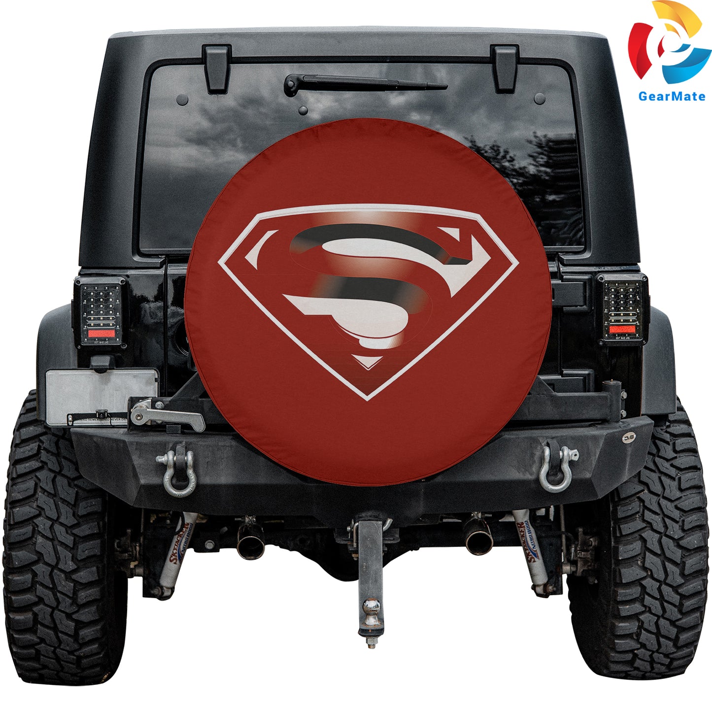 Superman Spare Tire Cover – Premium Waterproof UV Resistant Protector