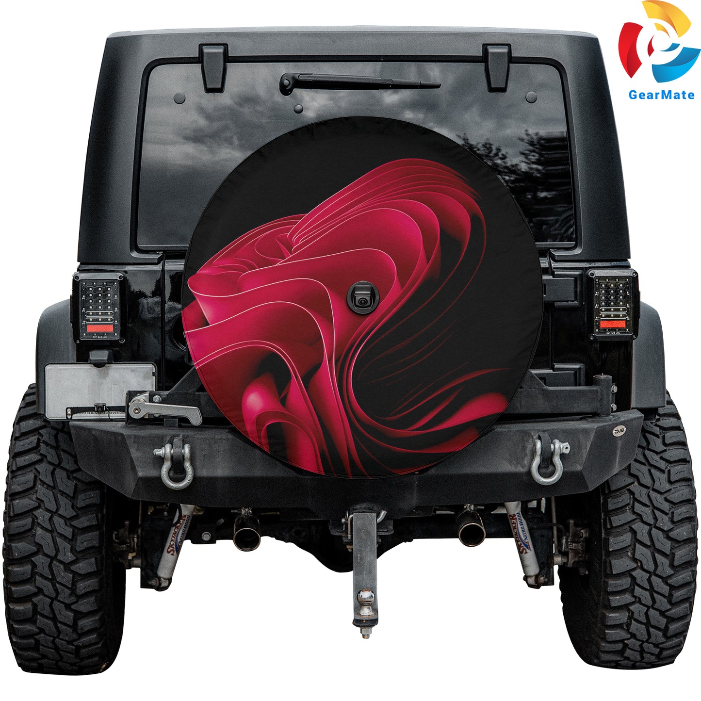 Windows 11 Abstract Spare Tire Cover – Premium Waterproof UV Resistant Protector