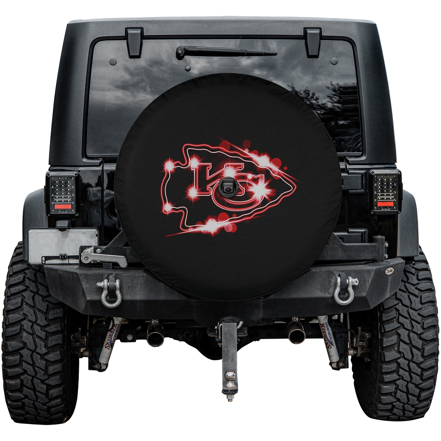 Kansan City Chiefs Spare Tire Cover – Premium Waterproof UV Resistant Protector