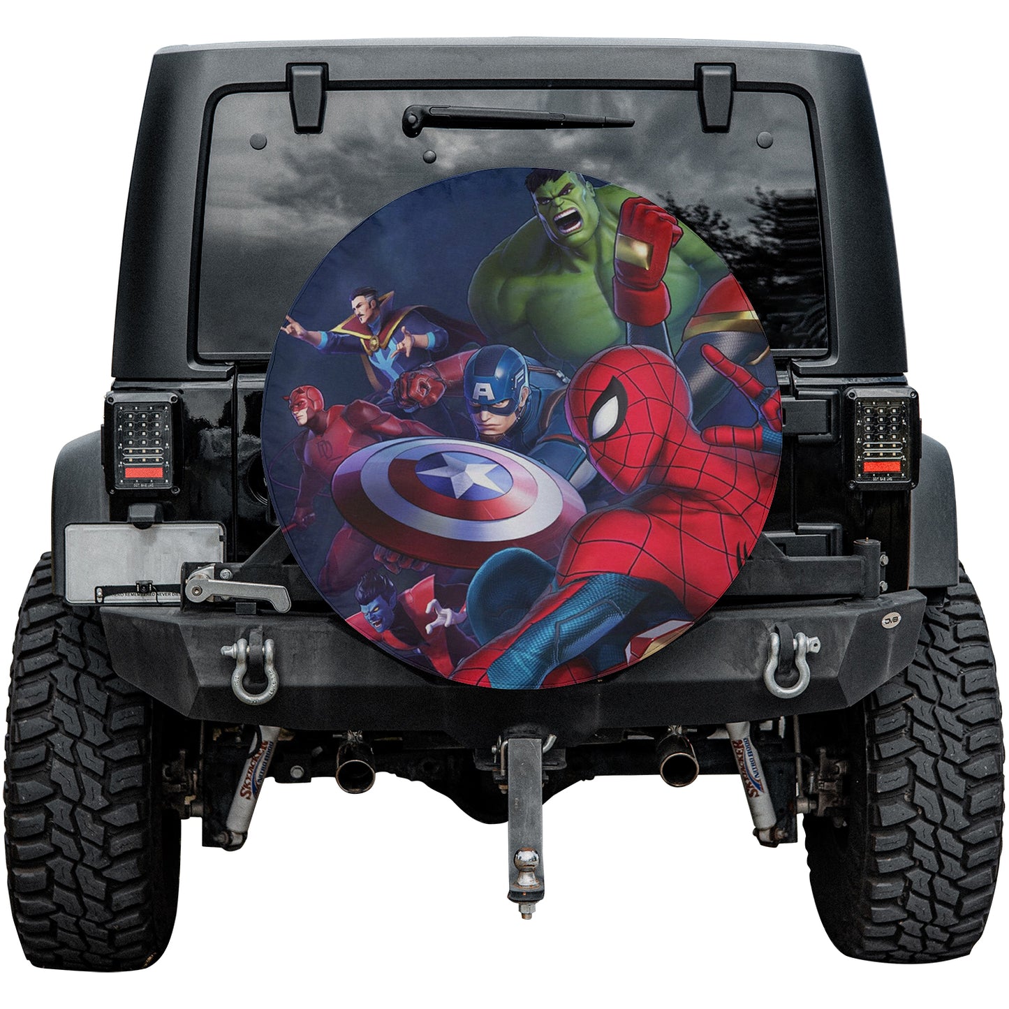 Marvel Assemble Spare Tire Cover – Premium Waterproof UV Resistant Protector