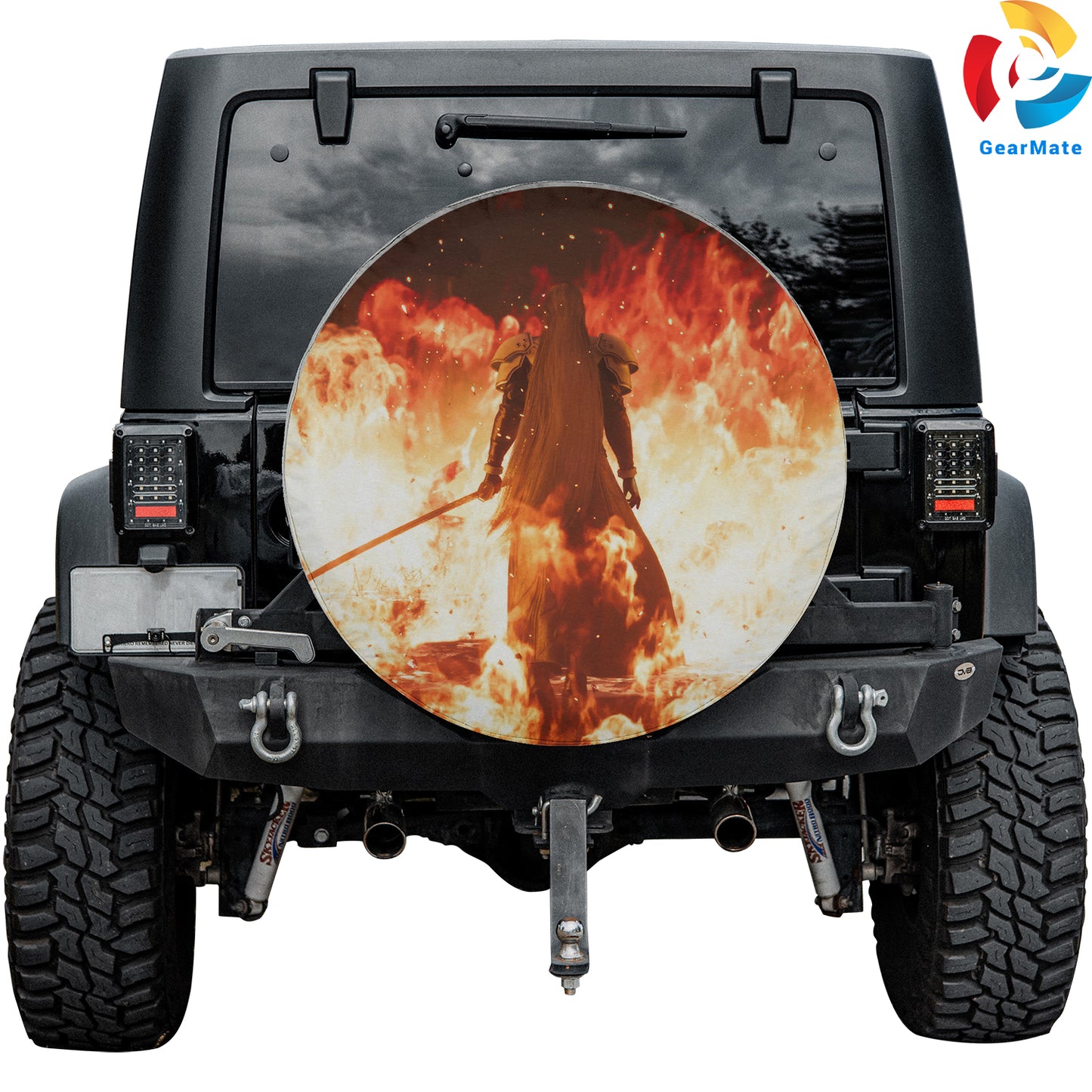 Final Fantasy 7 Video Games Spare Tire Cover – Premium Waterproof UV Resistant Protector
