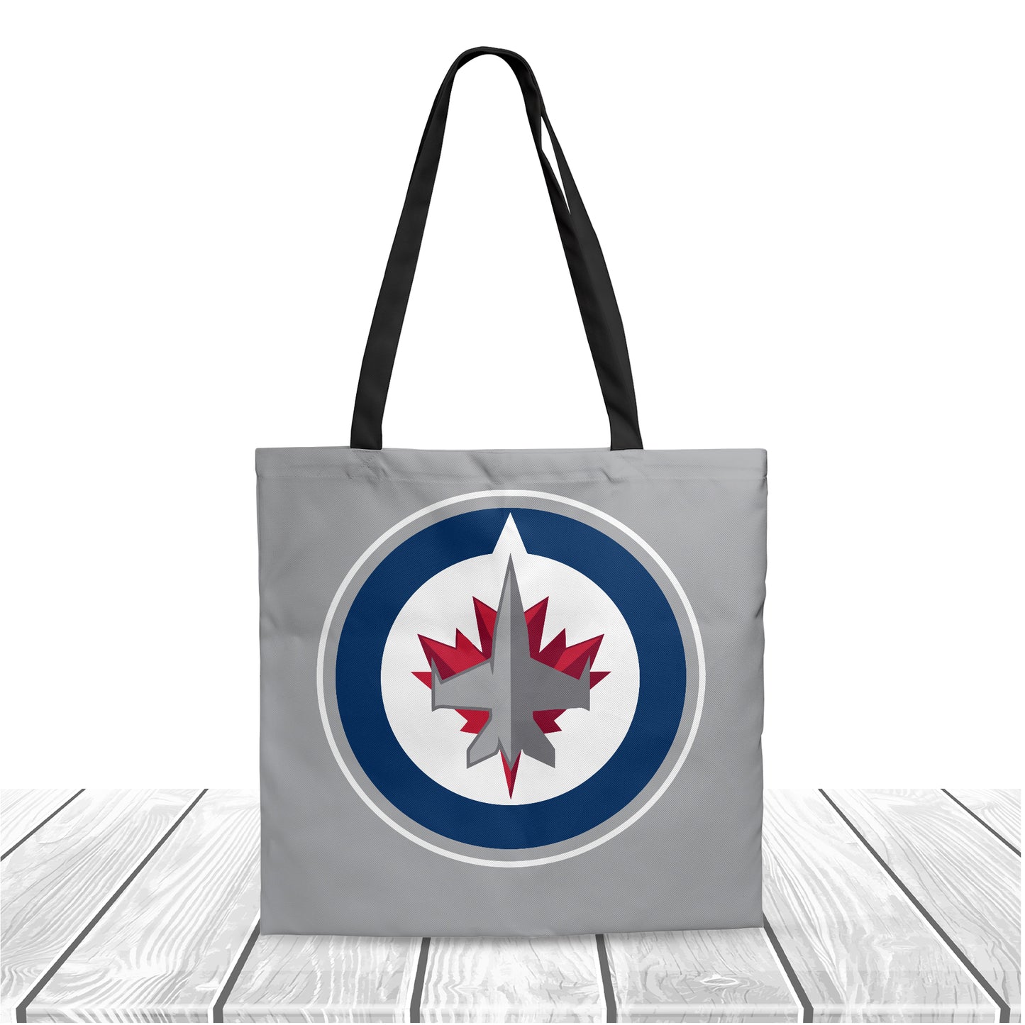 NHL Winnipeg Jets Polyester Canvas Tote Bag – Durable and Stylish