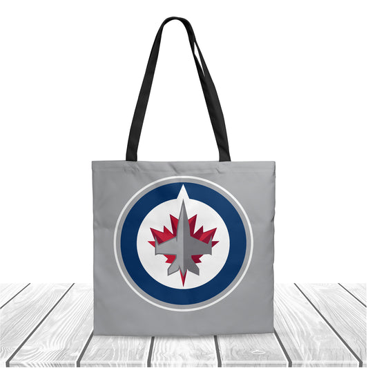 NHL Winnipeg Jets Polyester Canvas Tote Bag – Durable and Stylish
