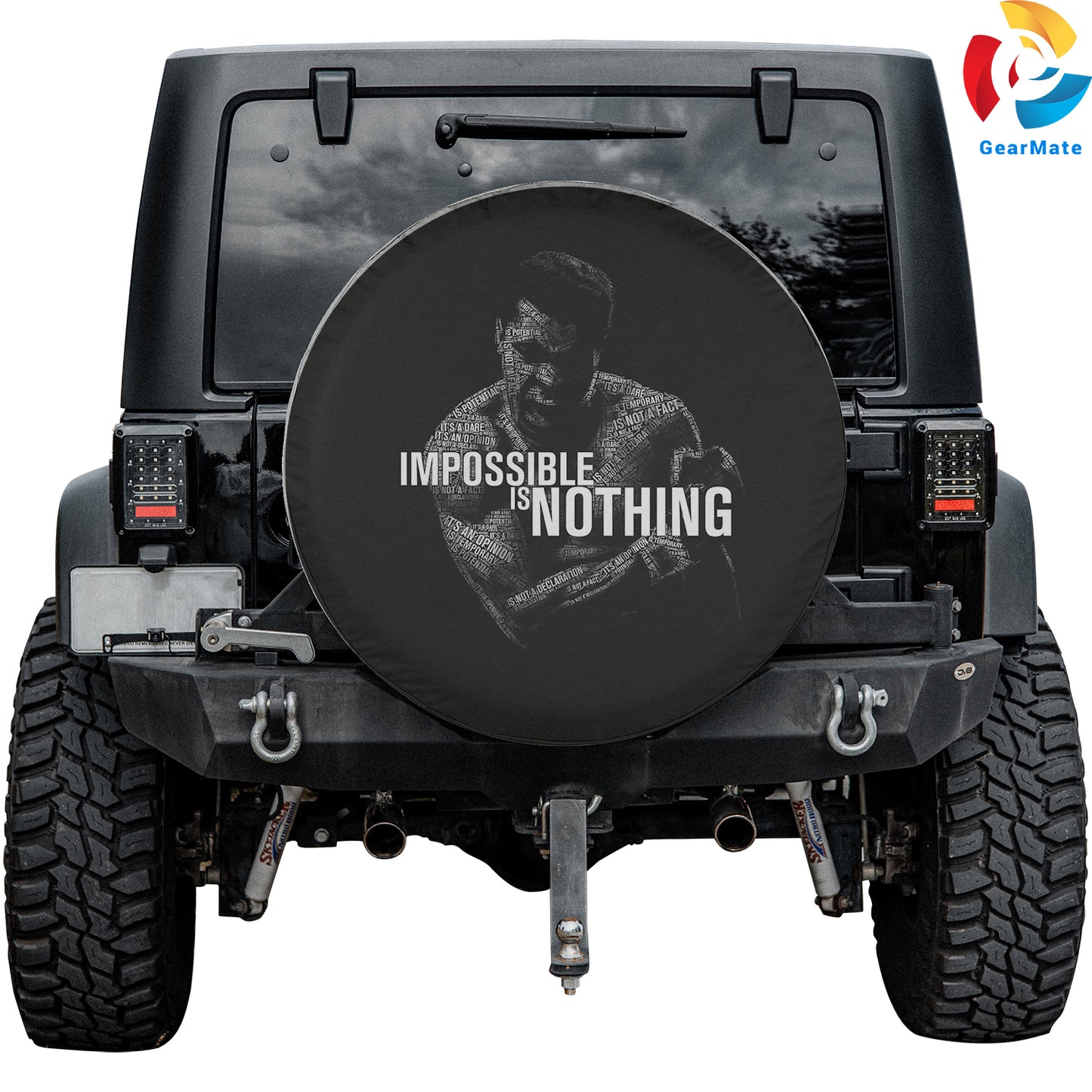 Muhammad Ali Boxer Spare Tire Cover – Premium Waterproof UV Resistant Protector