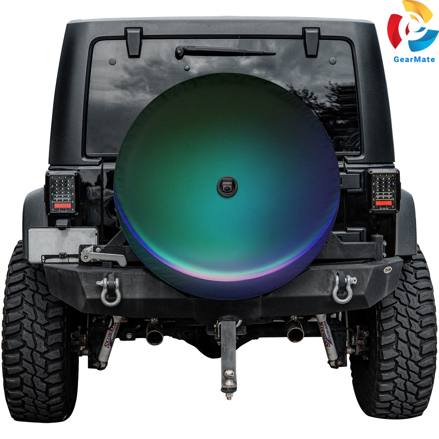 Windows 11 Abstract Spare Tire Cover – Premium Waterproof UV Resistant Protector