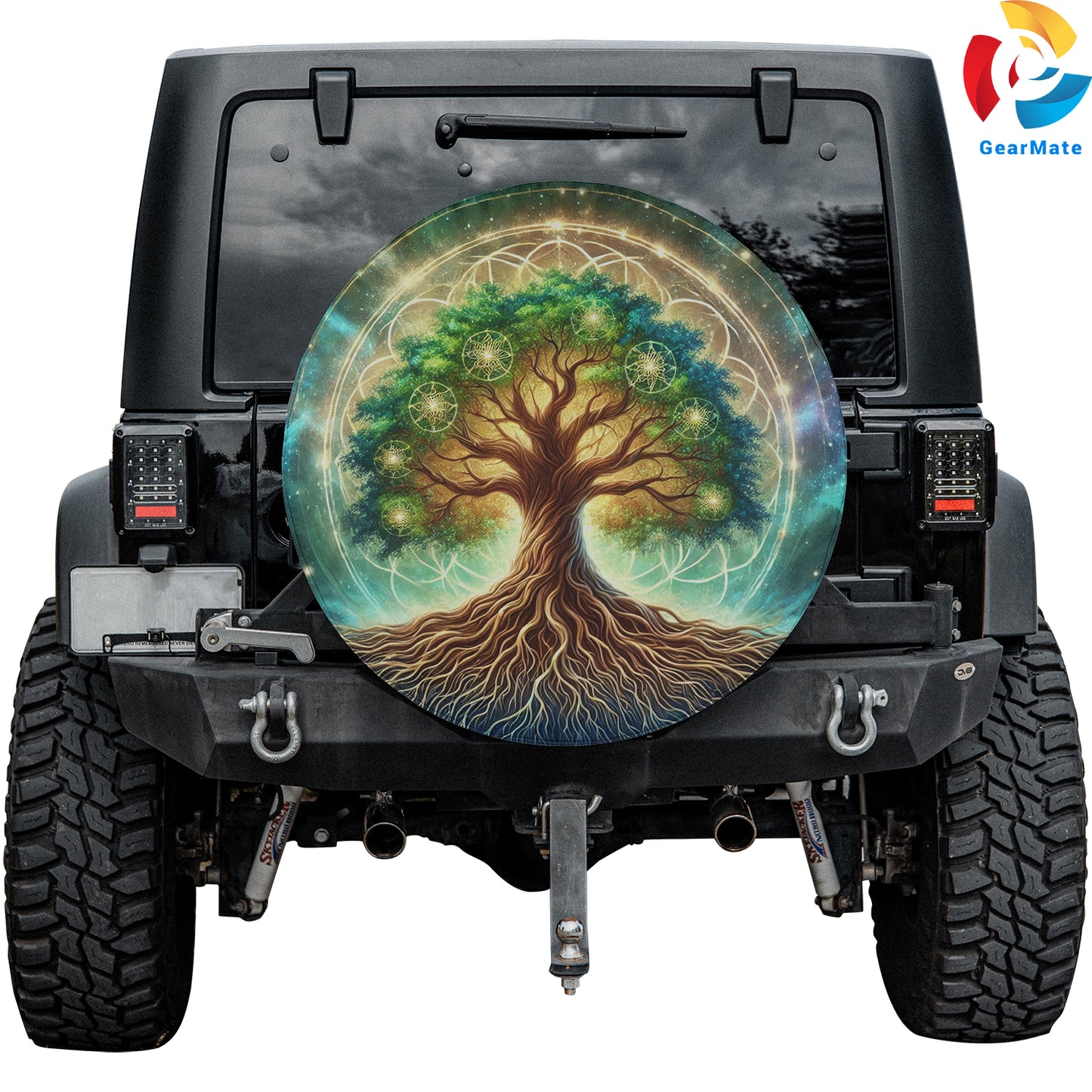 The Tree of Life Spare Tire Cover – Premium Waterproof UV Resistant Protector