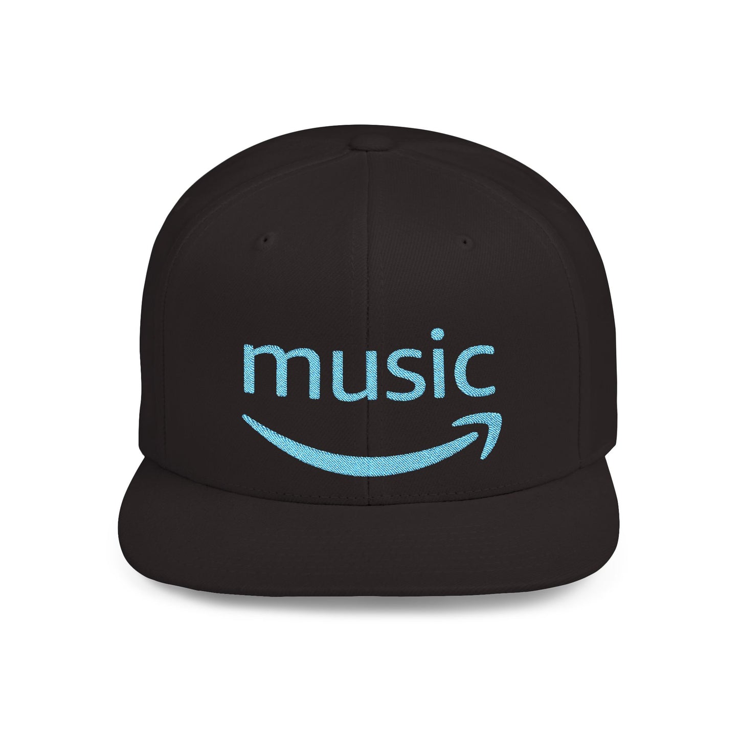 Amazon Music Flat Bill Snapback – Lightweight, Custom Fit, Premium Quality