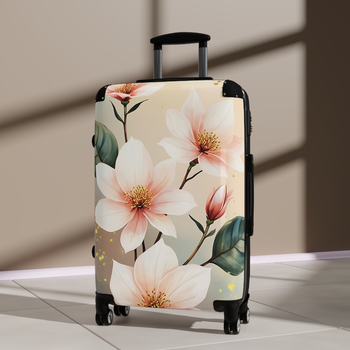 Nature Flowers Floral Beautiful Cherry Art Carry-On Suitcase - Stylish Luggage for Travelers