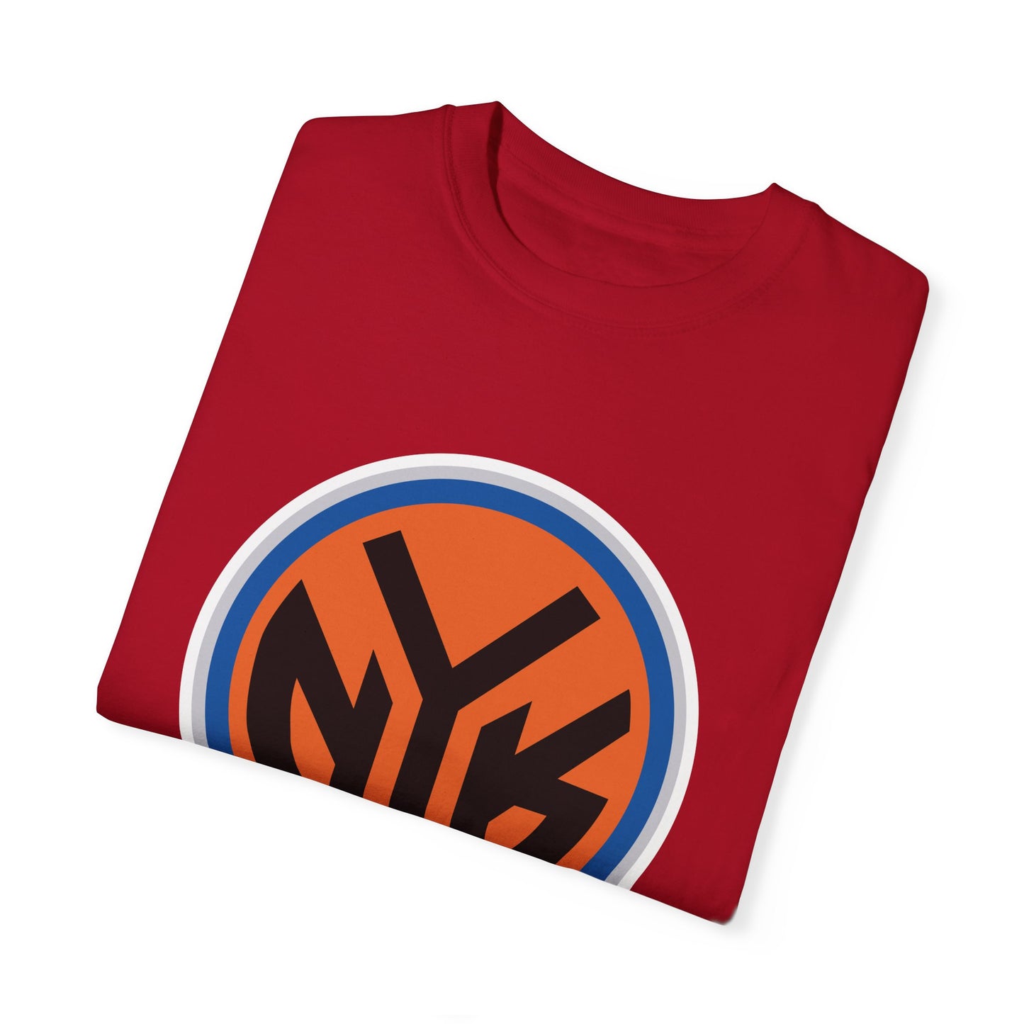 New York Knicks Basketball Fanatics Garment-Dyed T-Shirt – Premium Cotton Tee for Customization
