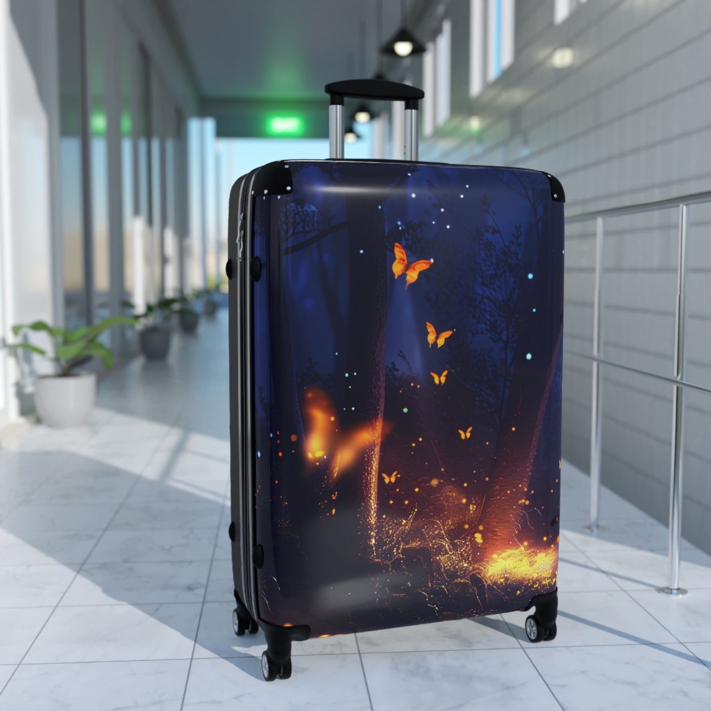 Nature Butterflies Farries Art Carry-On Suitcase - Stylish Luggage for Travelers