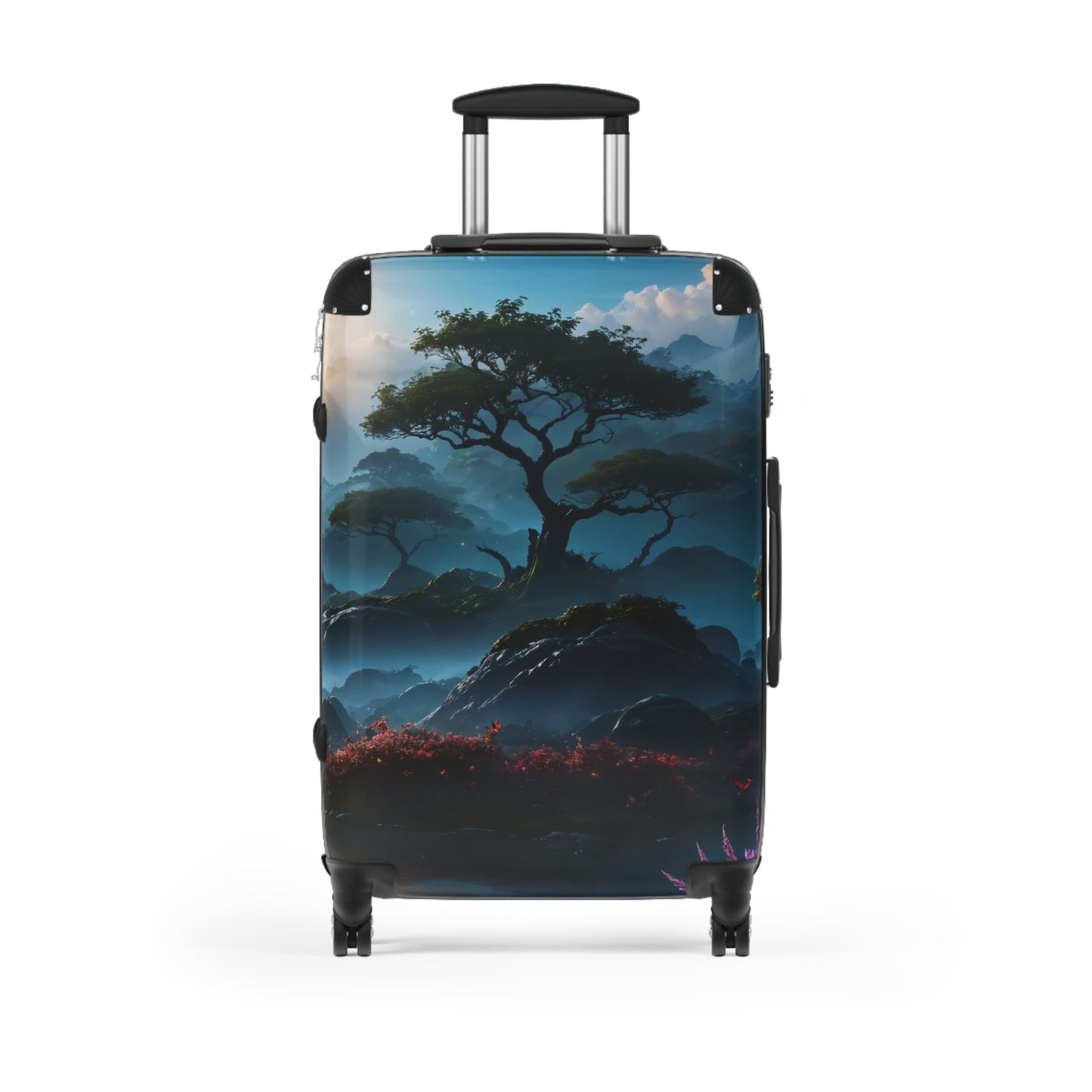 Nature Lake Forest Mountain Art Carry-On Suitcase - Stylish Luggage for Travelers