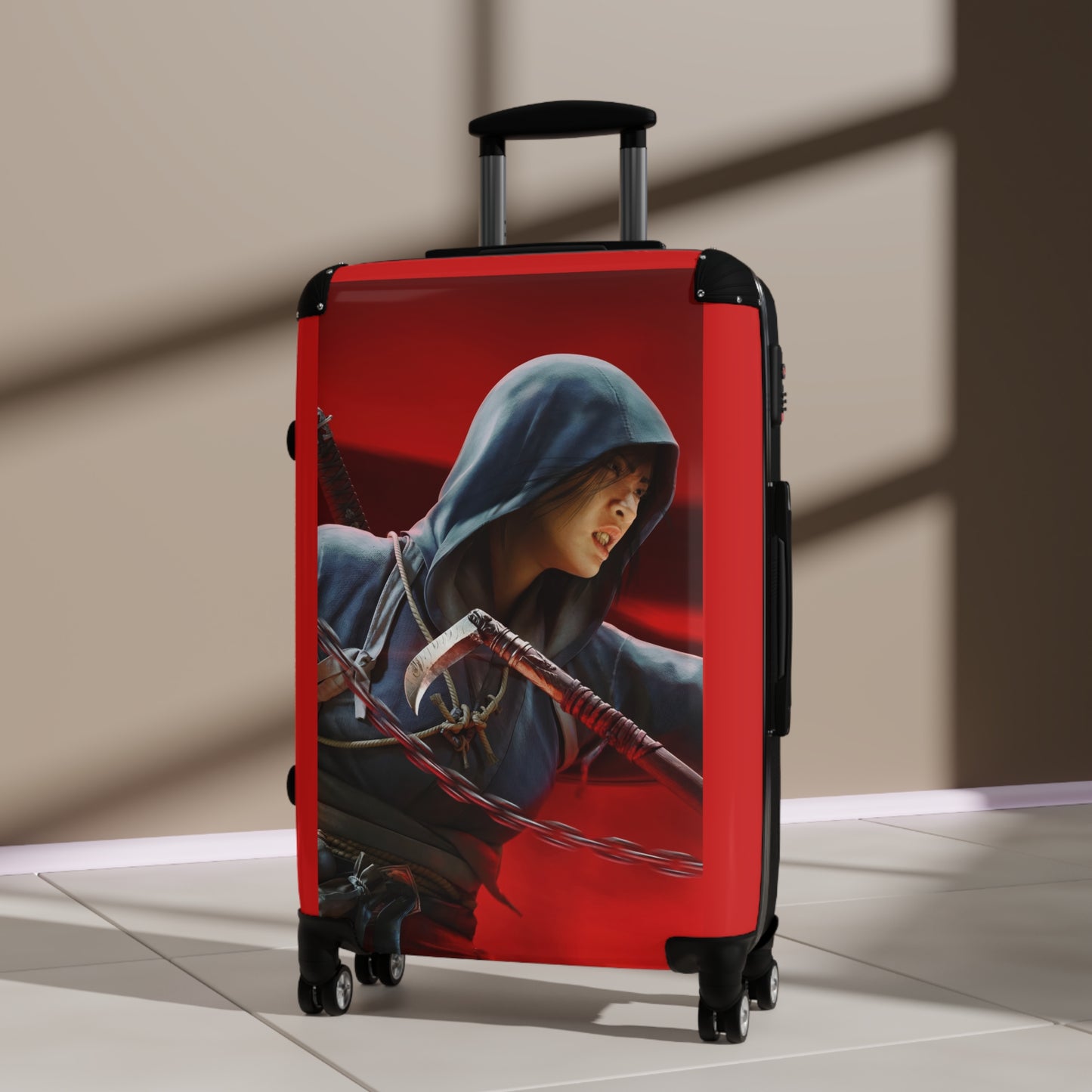 Video Games Assassins's Creed Naoe Carry-On Suitcase - Stylish Luggage for Travelers